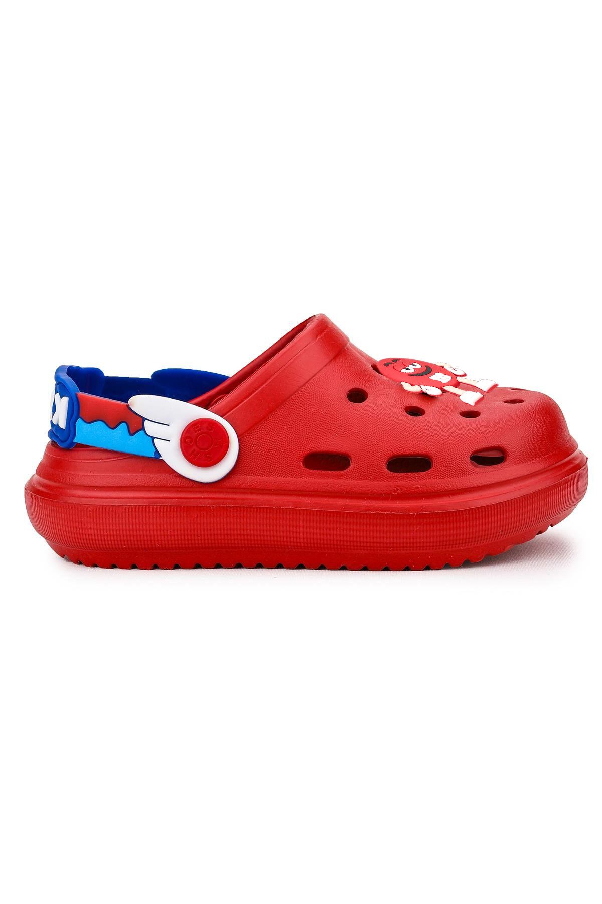 Printed Eva Plaj Havuz Okul Kreş Kız Çocuk Terlik Kırmızı - Görsel 4
