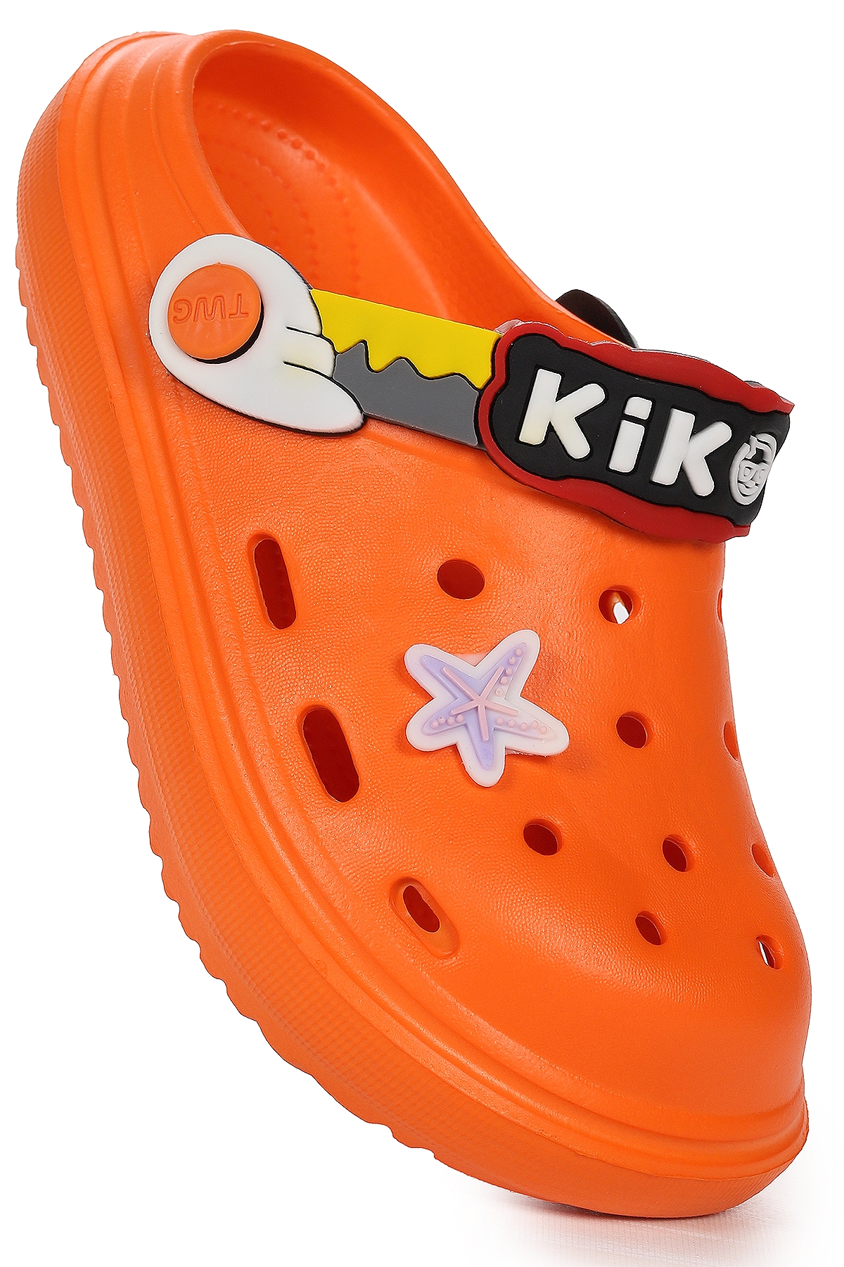 Printed Eva Plaj Havuz Okul Kreş Erkek Çocuk Terlik Turuncu - Görsel 3