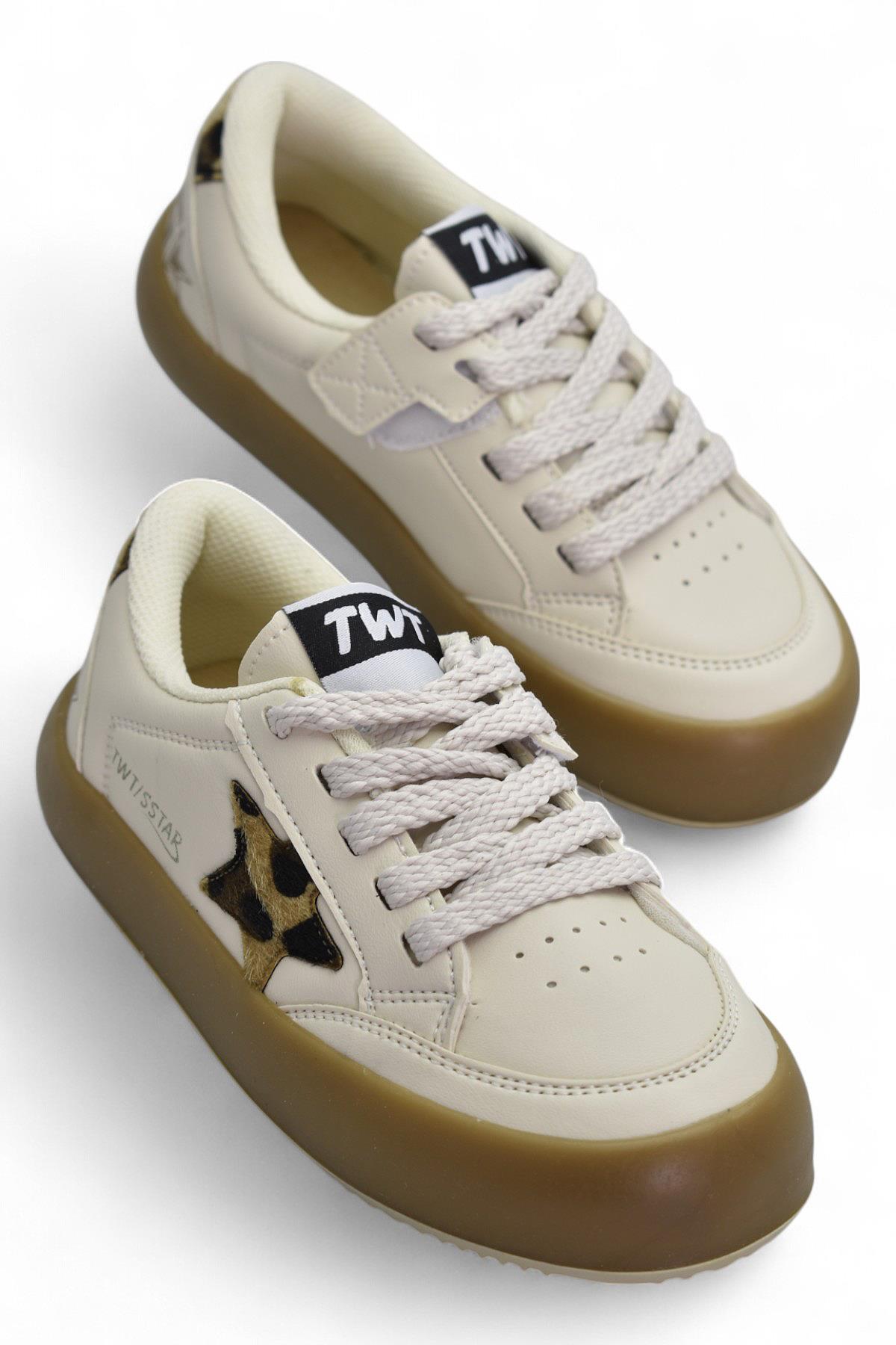 1057 Rahat Taban Çocuk Spor Ayakkabı Unisex Spor Ayakkabı Bağcıklı Ve Cırtlı - Görsel 4