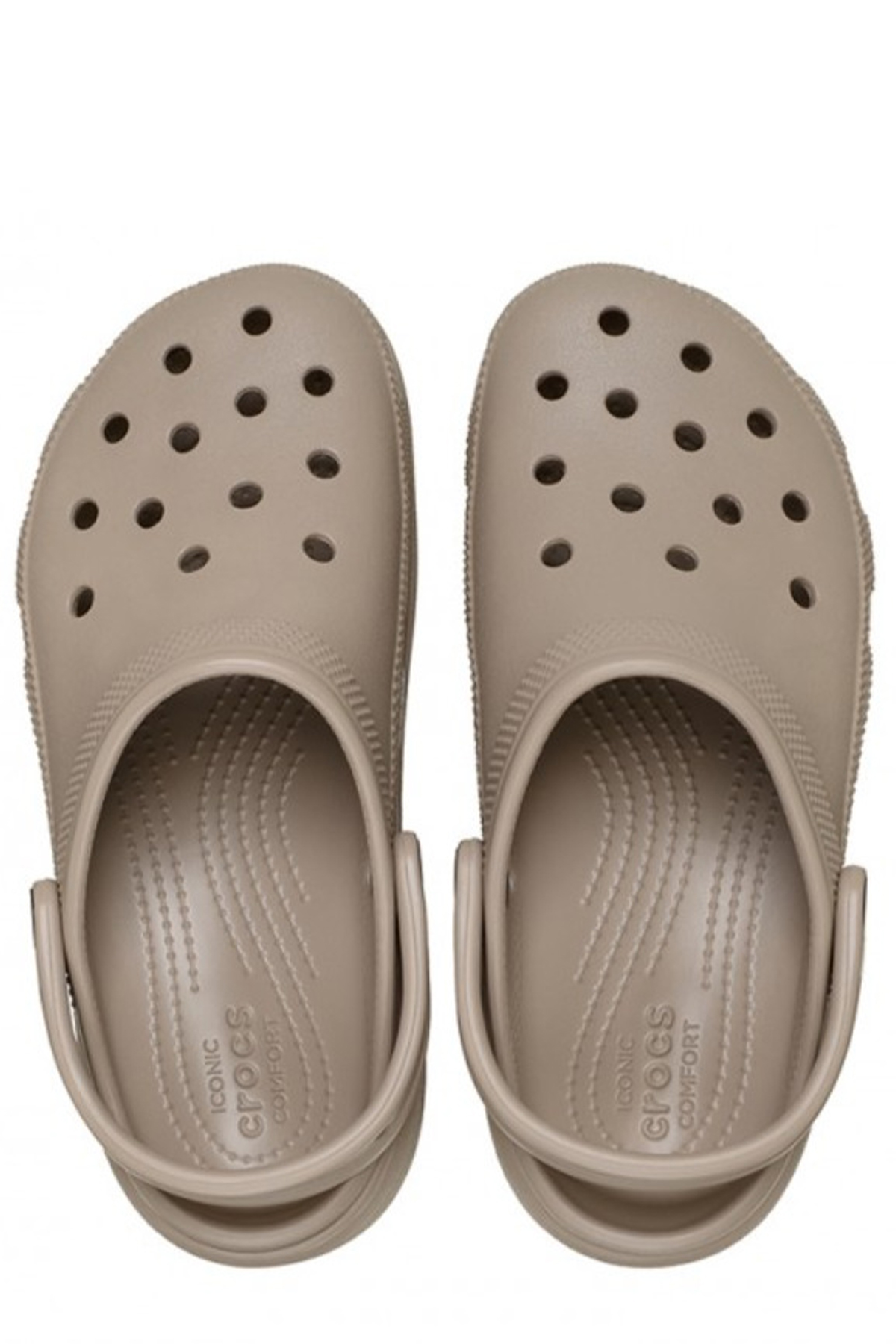 Classic Platform Clog Kadın Sabo Terlik Taupe - Görsel 5