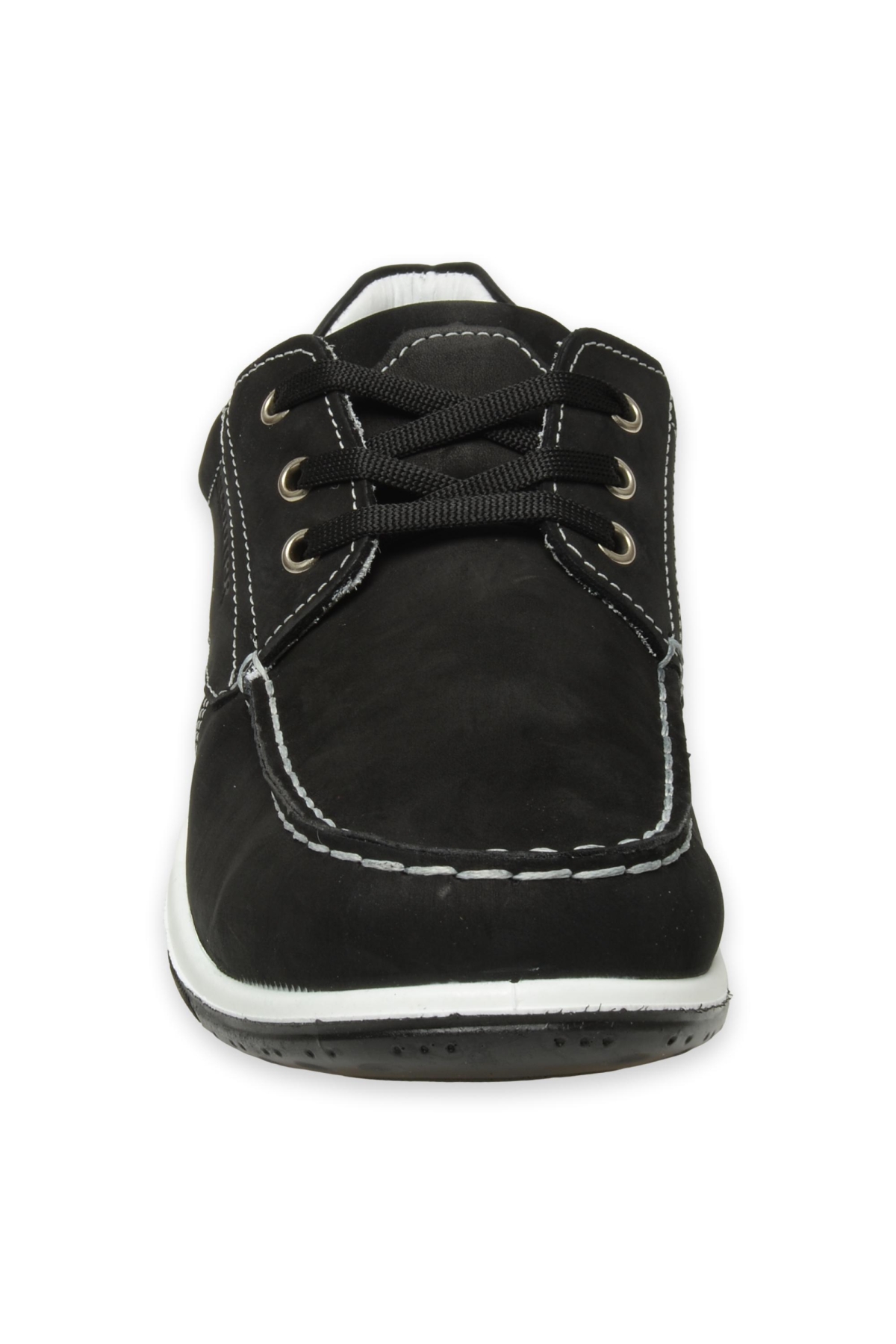 M2020 Nubuk Günlük Siyah Erkek Ayakkabı - Görsel 4