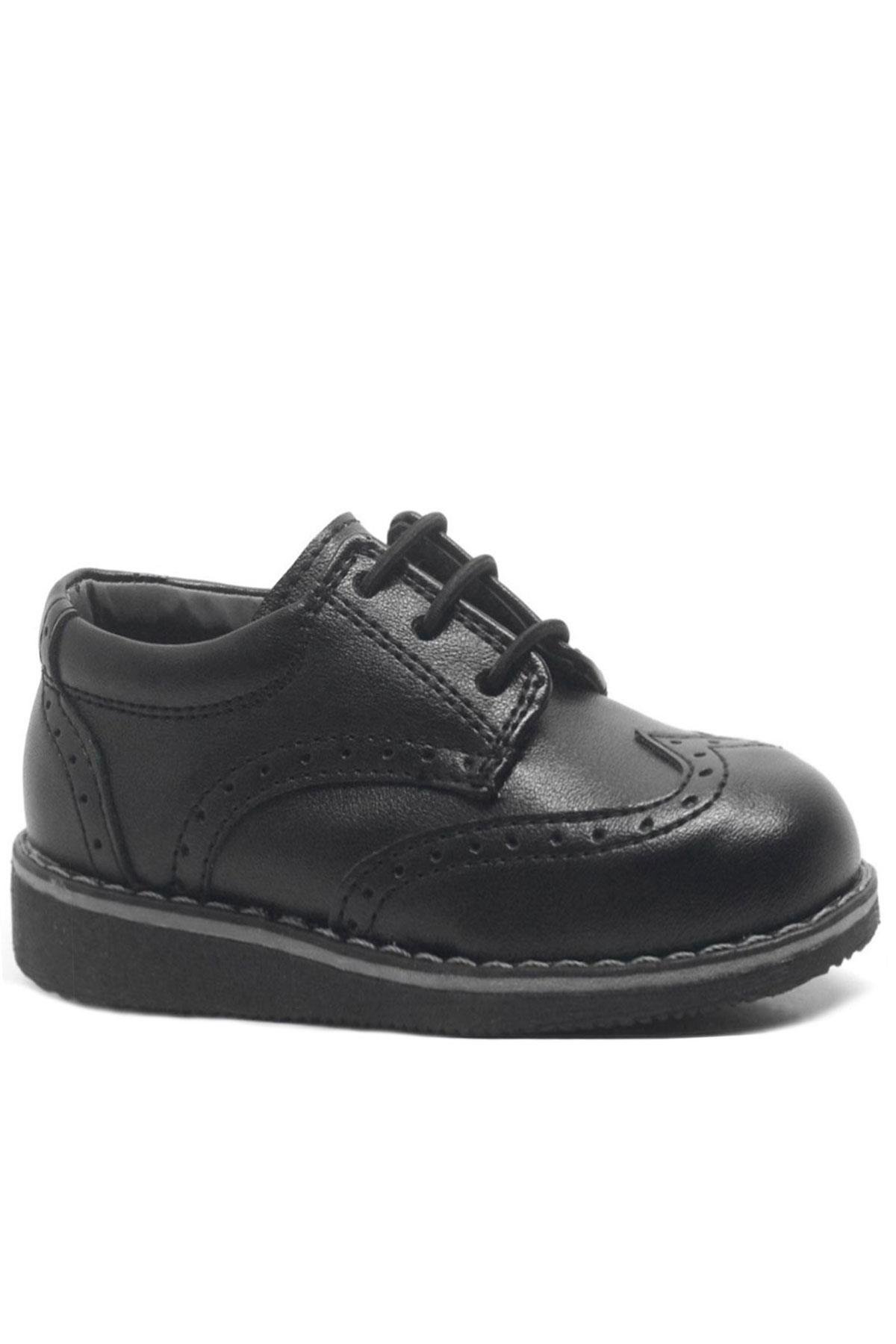Hidra Siyah Mat Erkek Bebek Kreş Ayakkabı - Görsel 2