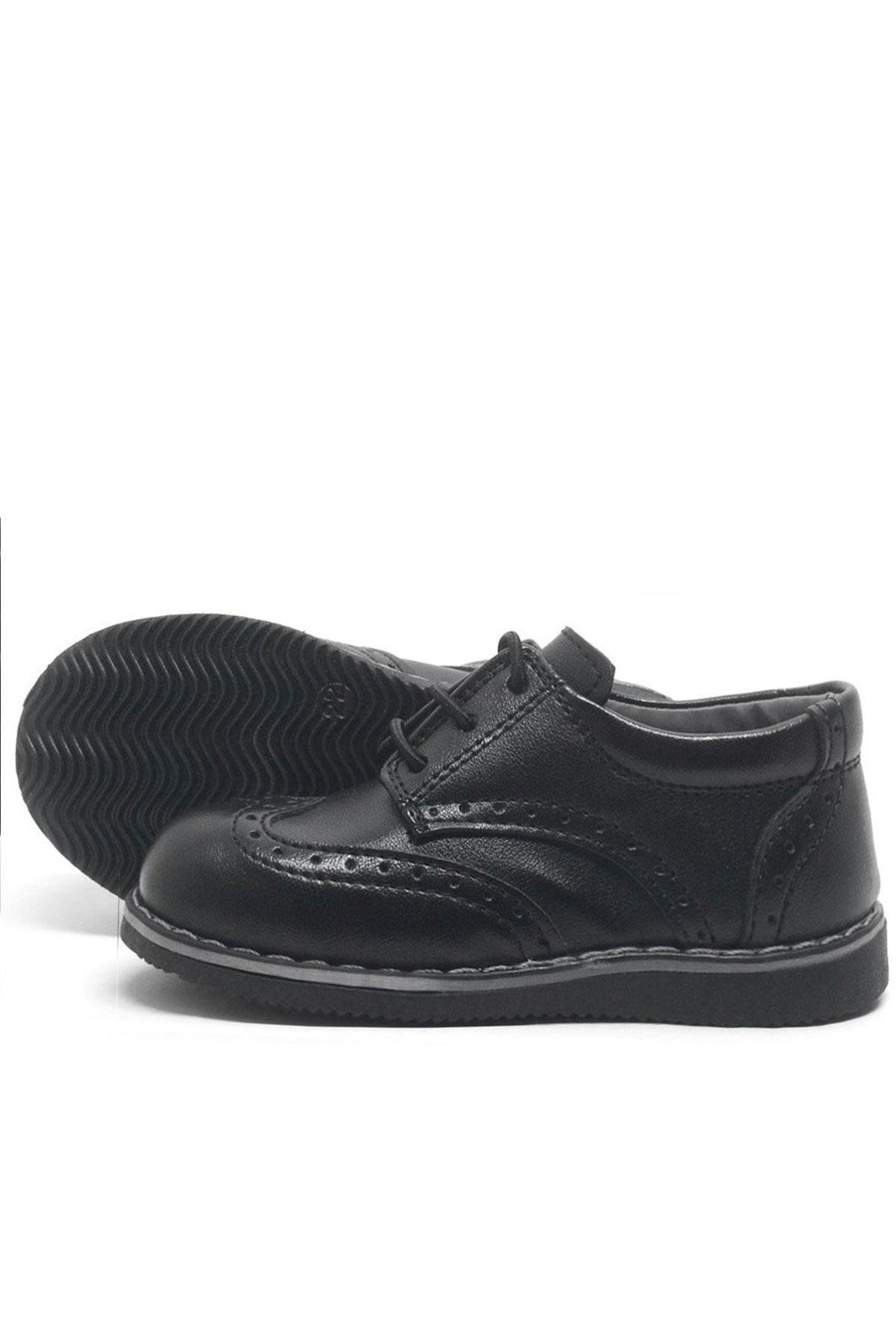 Hidra Siyah Mat Erkek Bebek Kreş Ayakkabı - Görsel 5