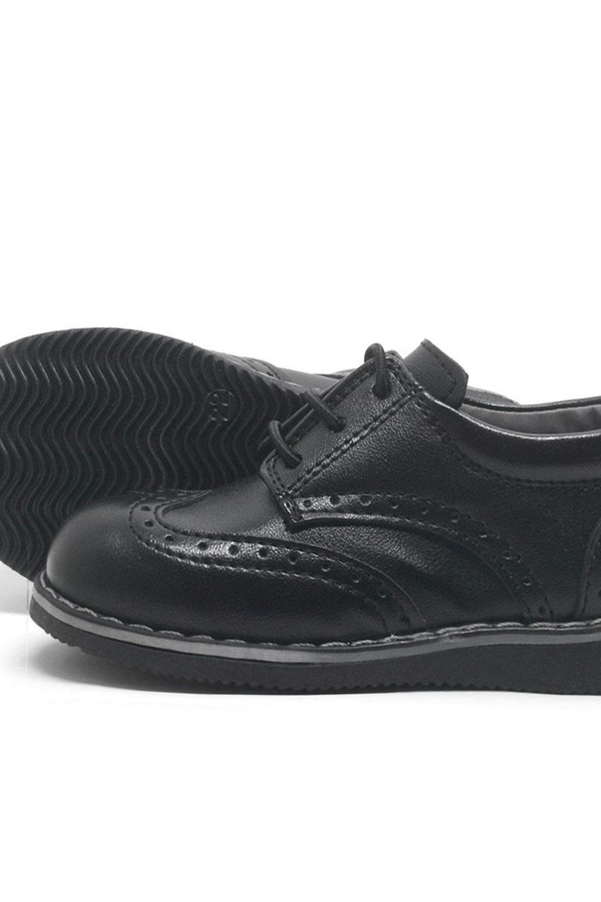 Hidra Siyah Mat Erkek Bebek Kreş Ayakkabı - Görsel 6