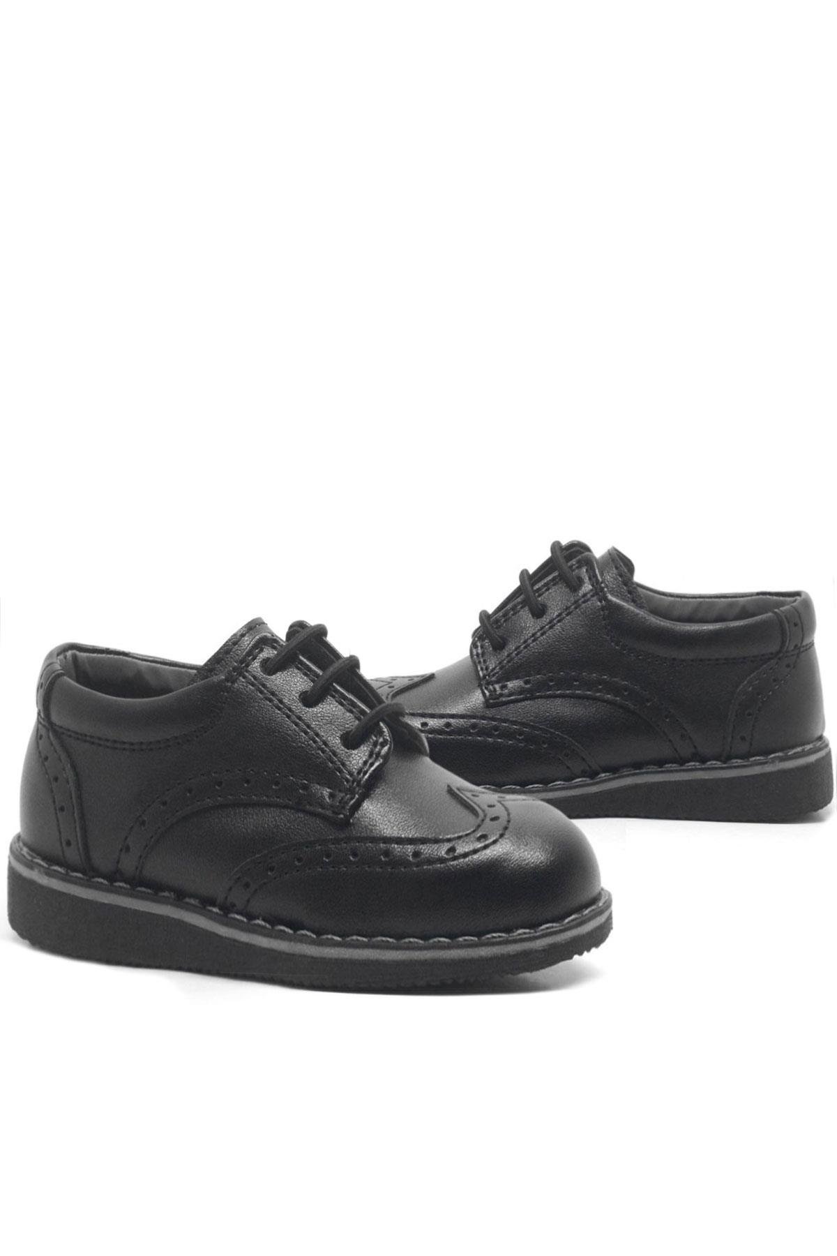 Hidra Siyah Mat Erkek Bebek Kreş Ayakkabı - Görsel 8