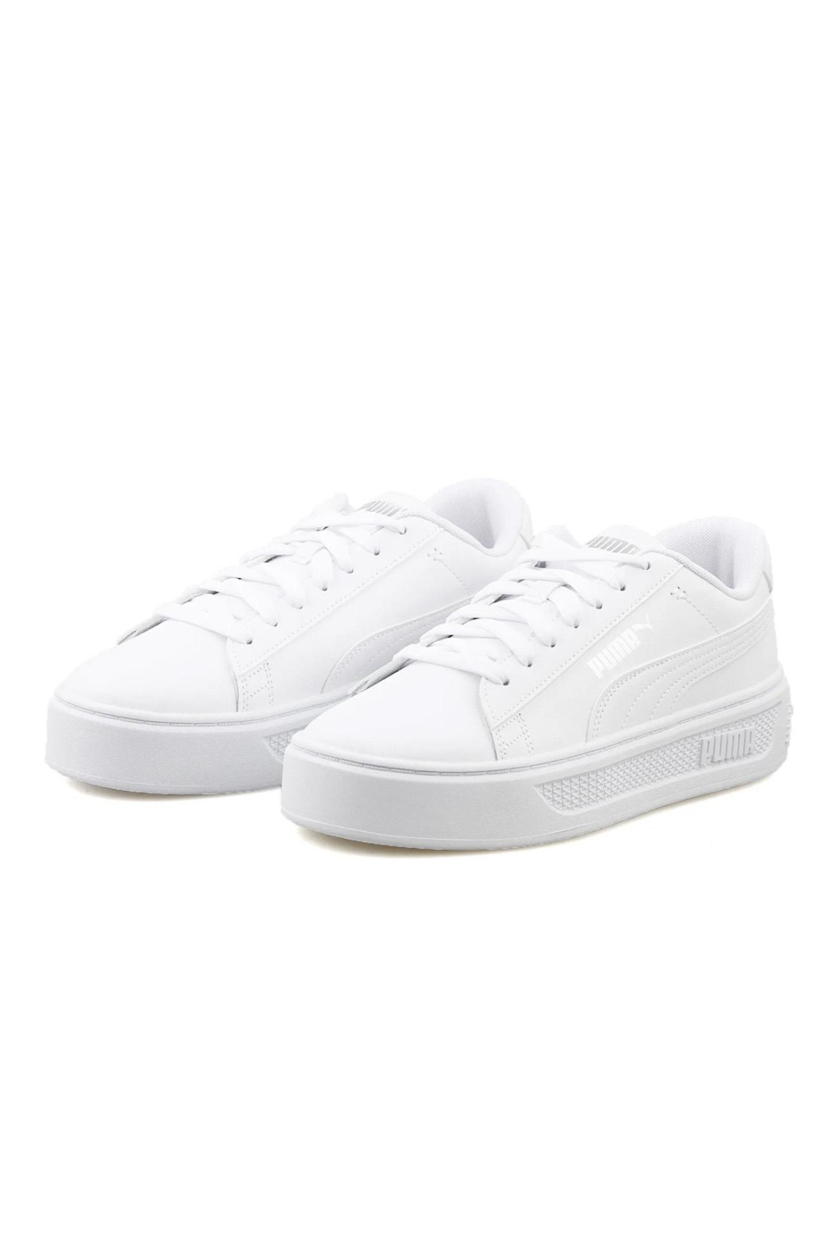 390758 Smash Platform V3 Spor Ayakkabı Beyaz - Görsel 4