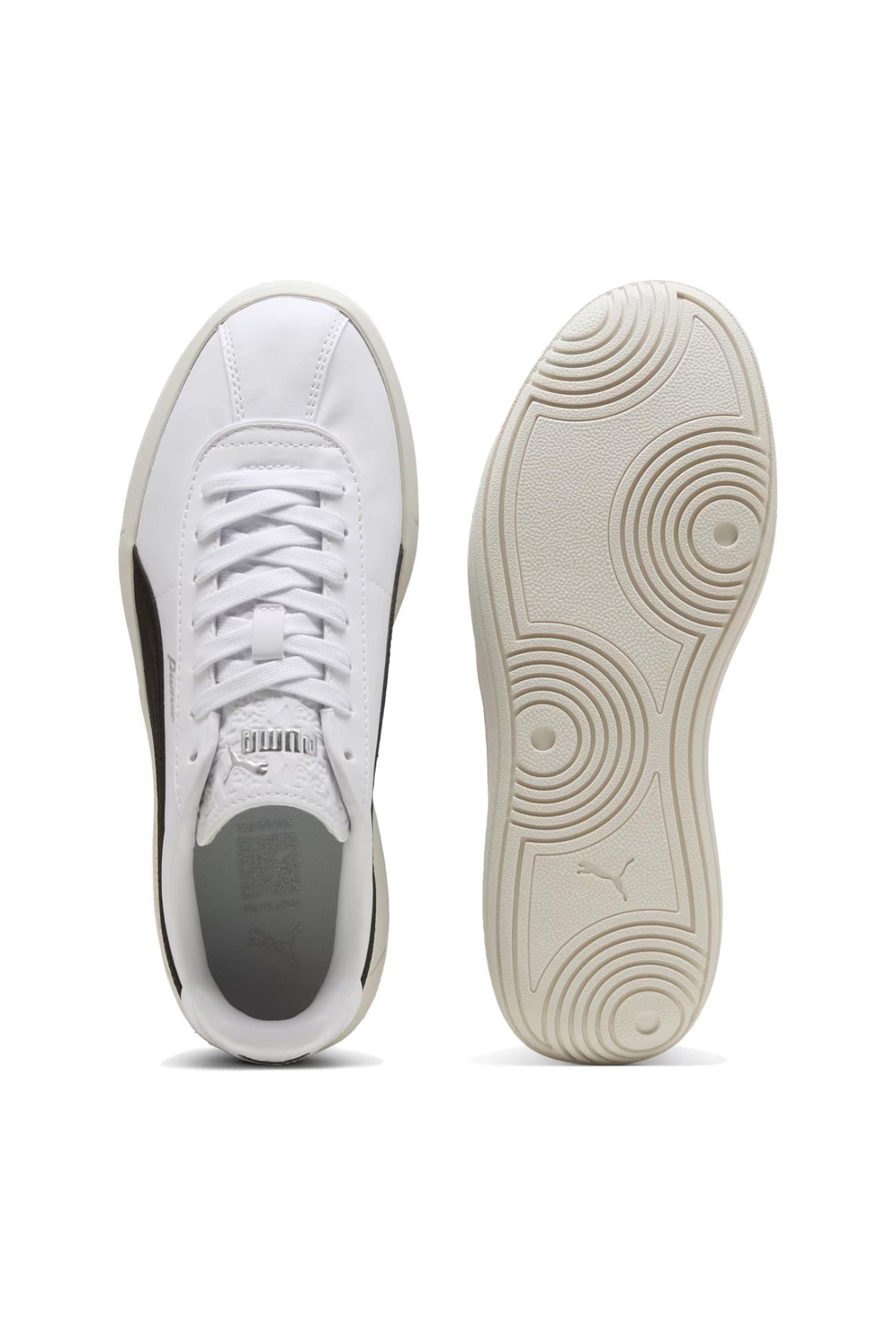 401642 Club Klassika SL Spor Ayakkabı Beyaz-Siyah - Görsel 6