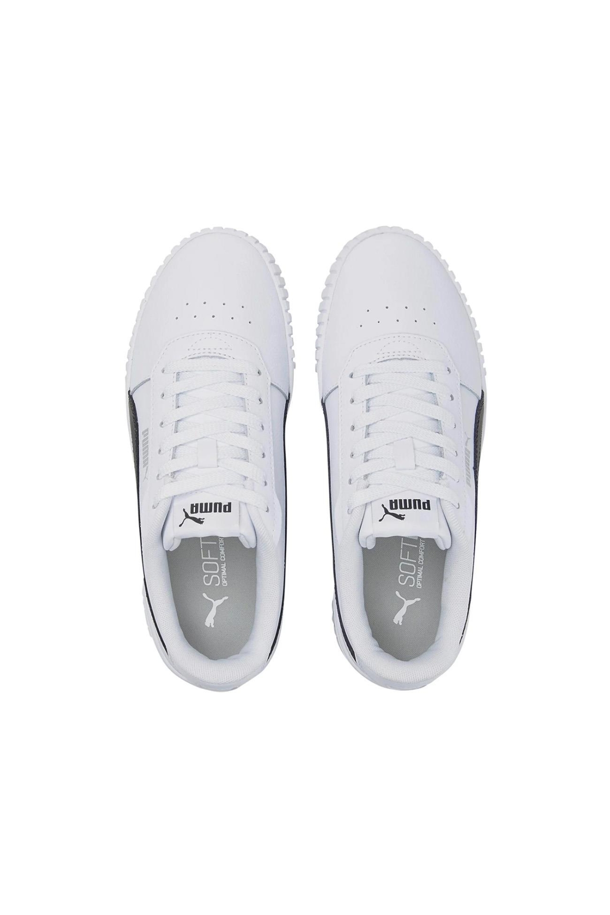 385849 Carina 2.0 Spor Ayakkabı Beyaz-Siyah - Görsel 4