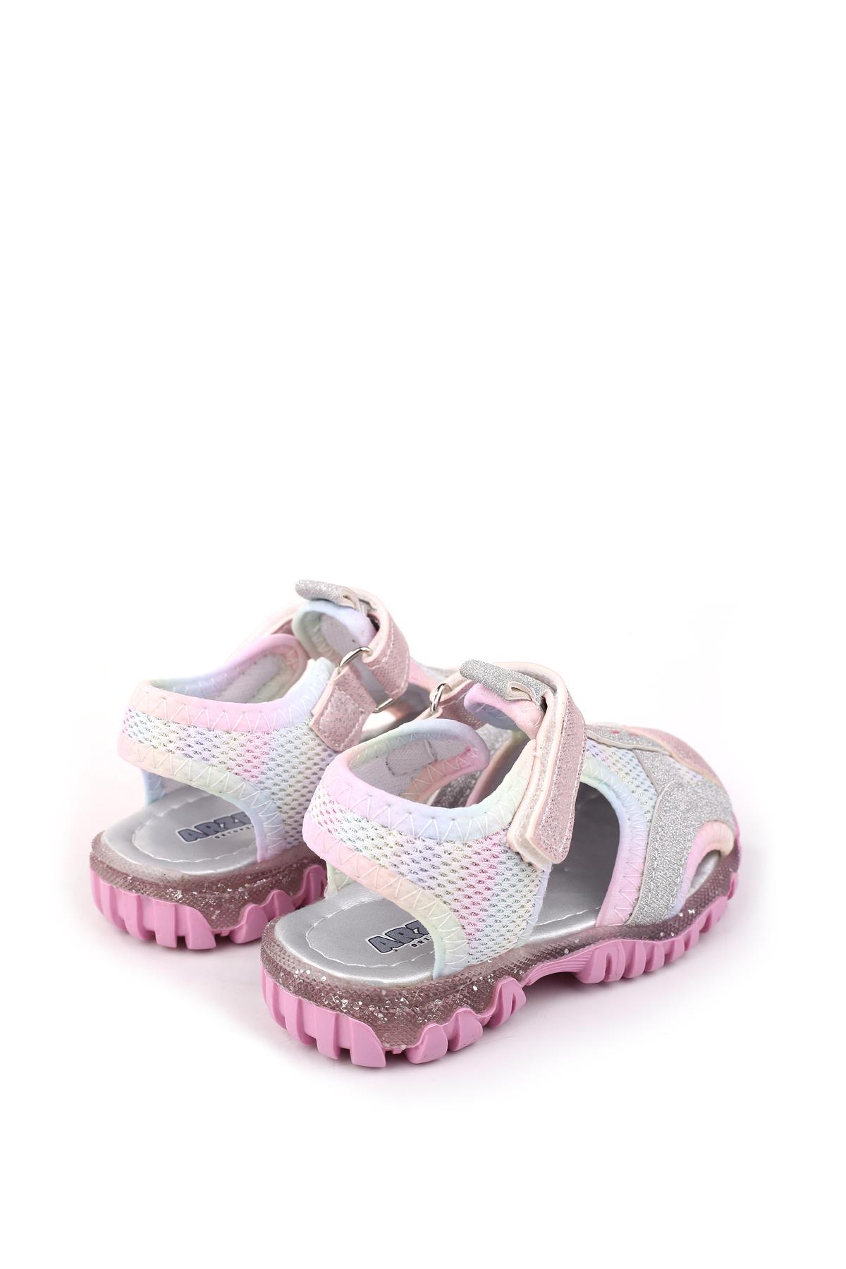 - Arzn 4835 Kız Bebek Ortopedik Rahat Taban Sandalet - Görsel 6