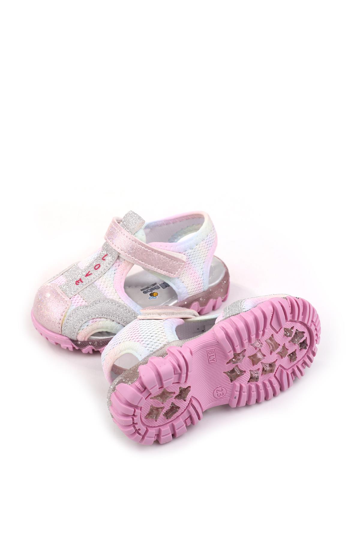 - Arzn 4835 Kız Bebek Ortopedik Rahat Taban Sandalet - Görsel 7