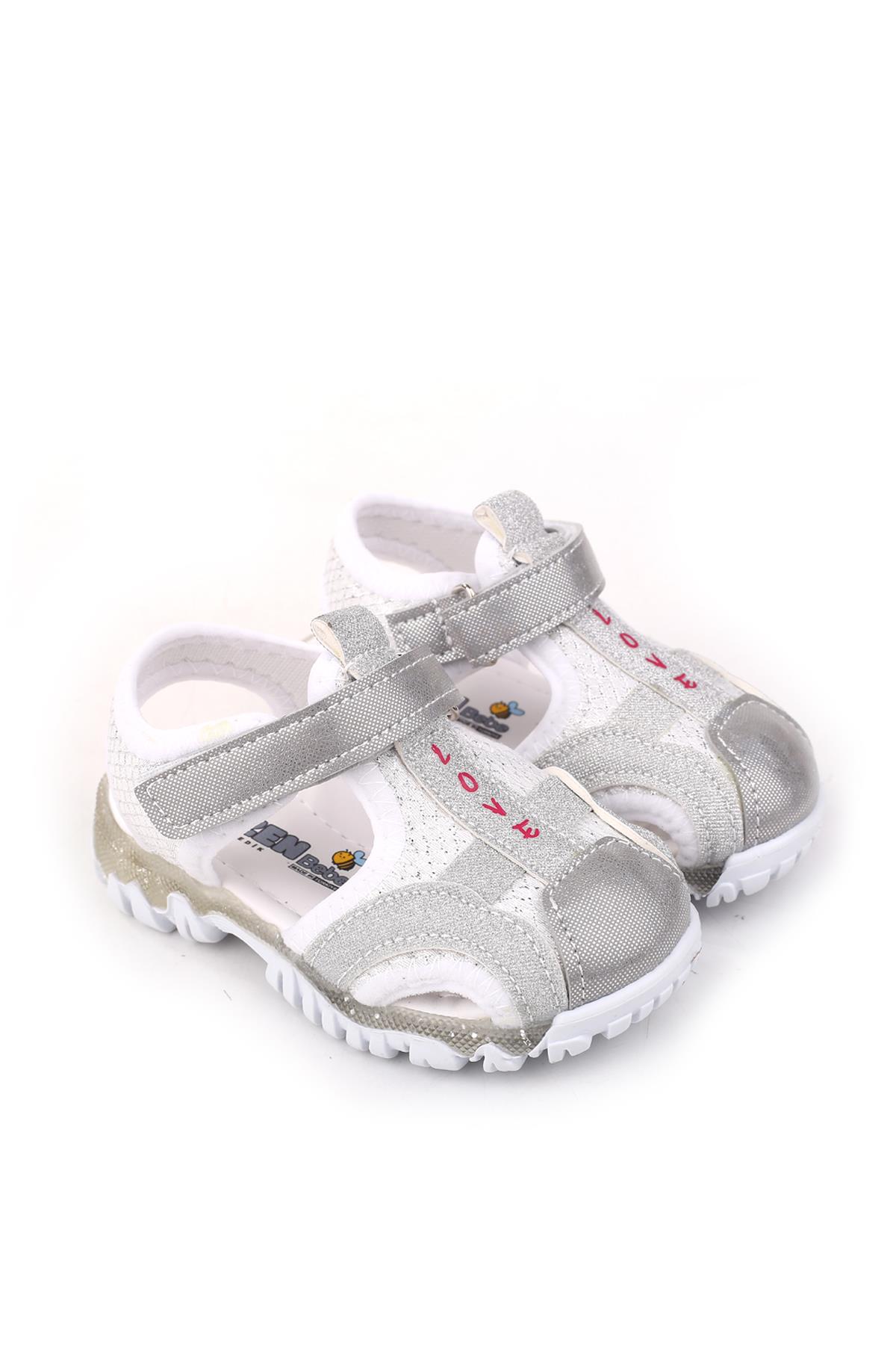 - Arzn 4835 Kız Bebek Ortopedik Rahat Taban Sandalet - Görsel 2