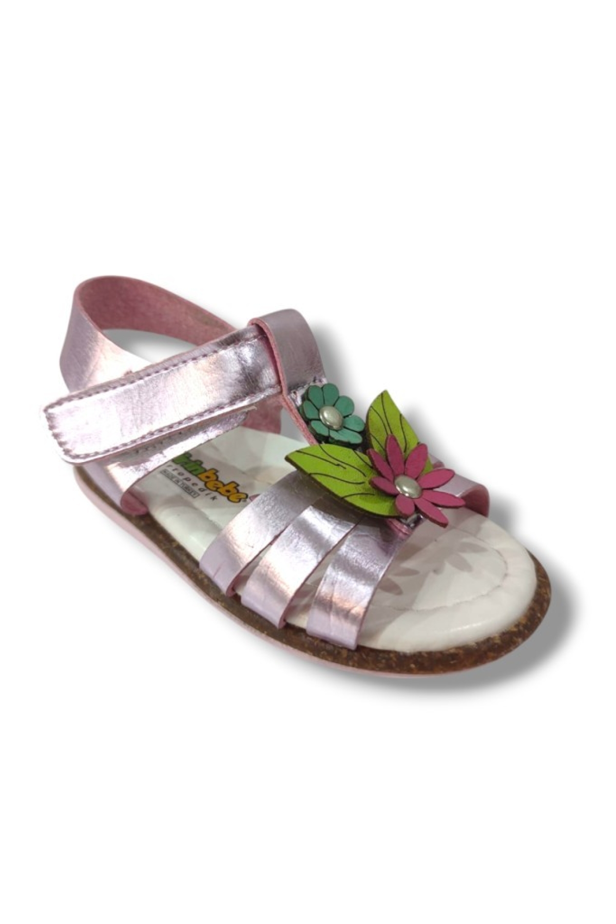 Şirinbebe 1647-20 2 Çiçekli Kız Çocuk Sandalet 21-25 - Görsel 2