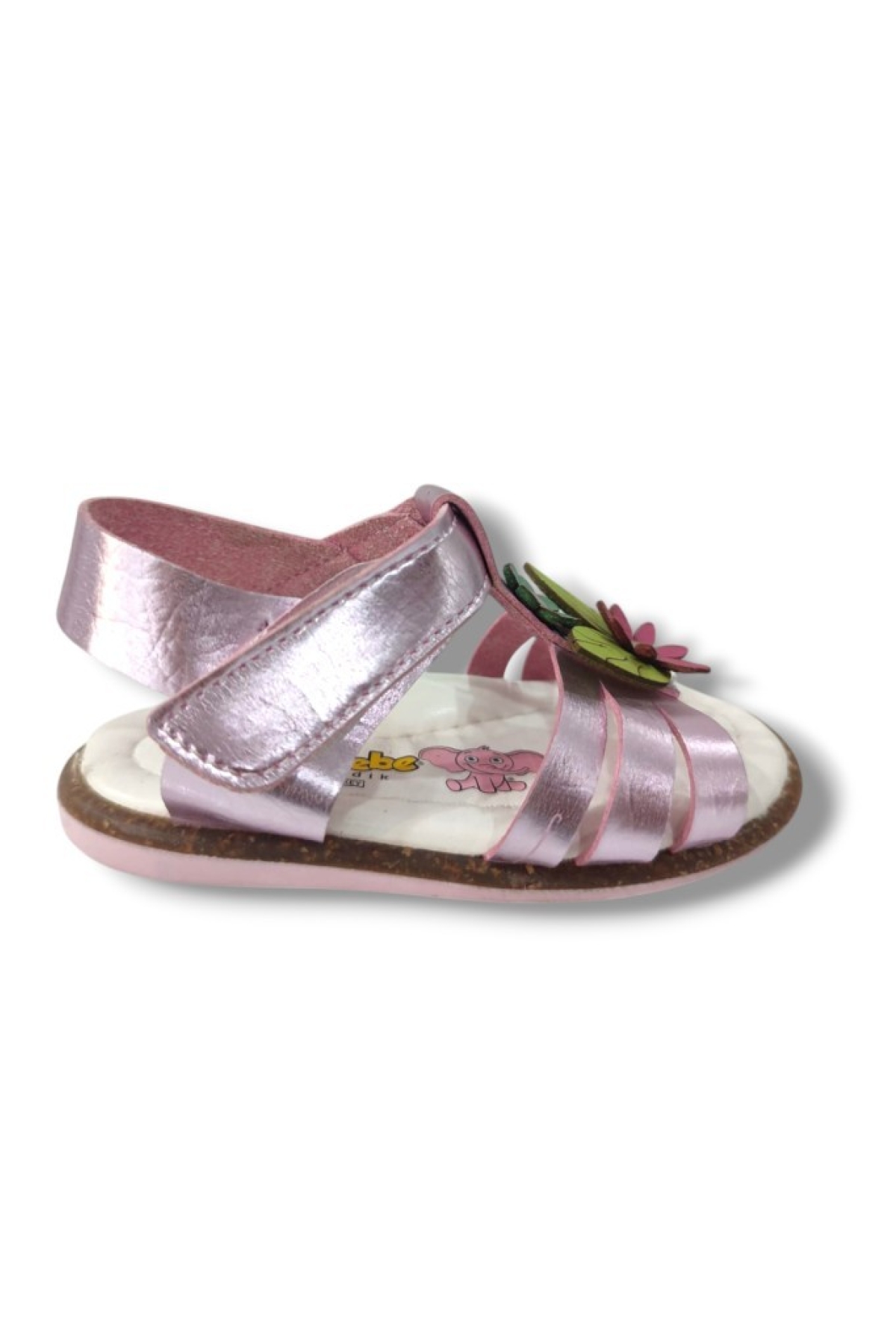 Şirinbebe 1647-20 2 Çiçekli Kız Çocuk Sandalet 21-25 - Görsel 3