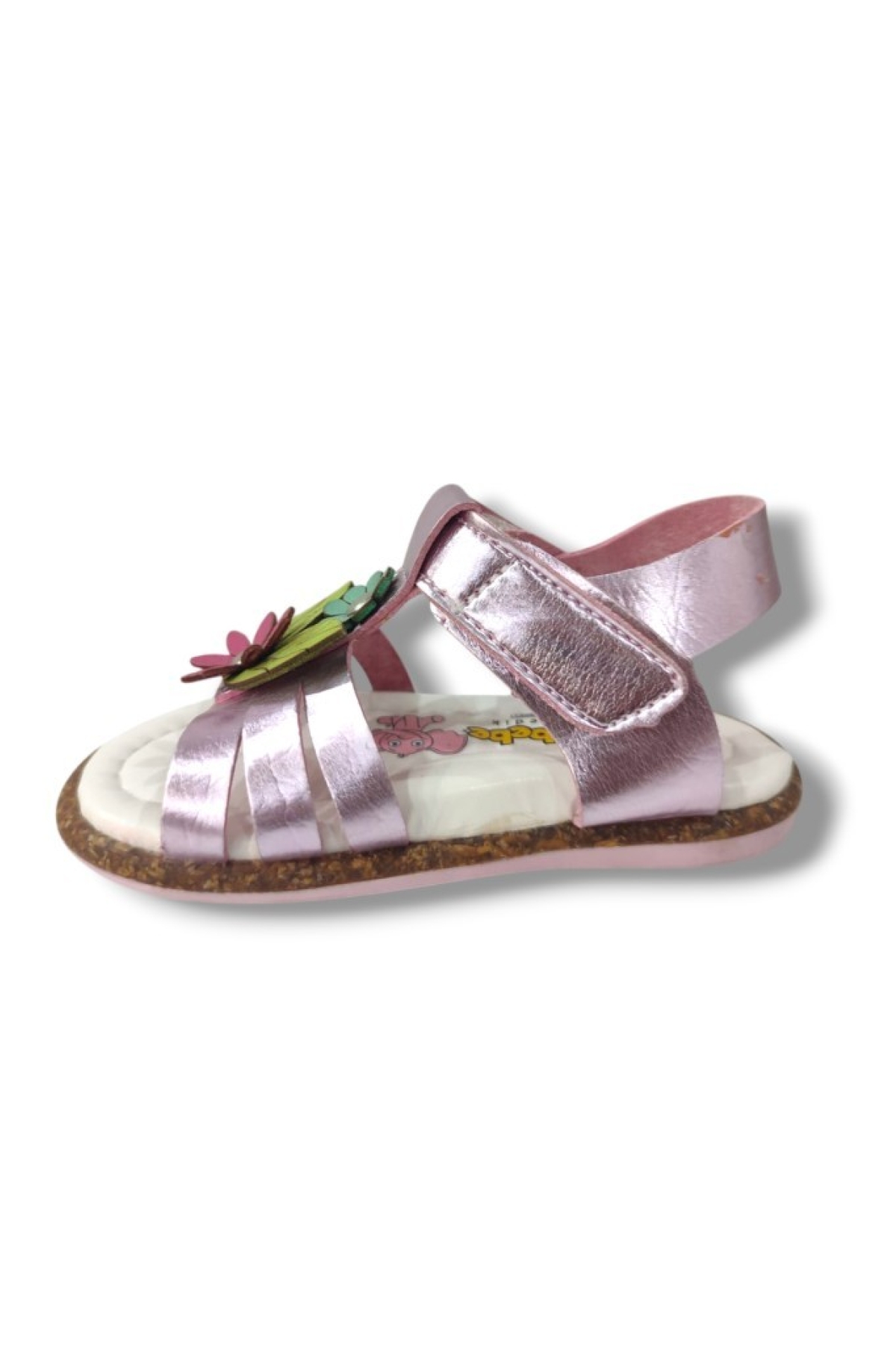 Şirinbebe 1647-20 2 Çiçekli Kız Çocuk Sandalet 21-25 - Görsel 4