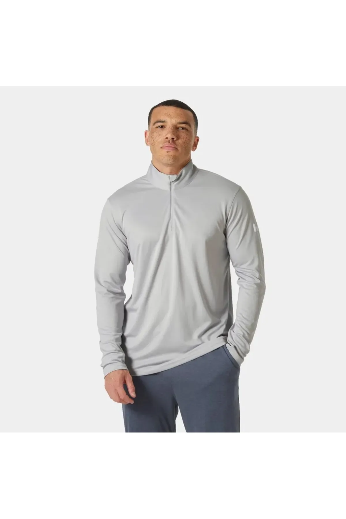 Hh Tech 1/2 Zıp 2.0 Uv Üst Erkek Gri Sweatshirt Hha.49583-hha.853