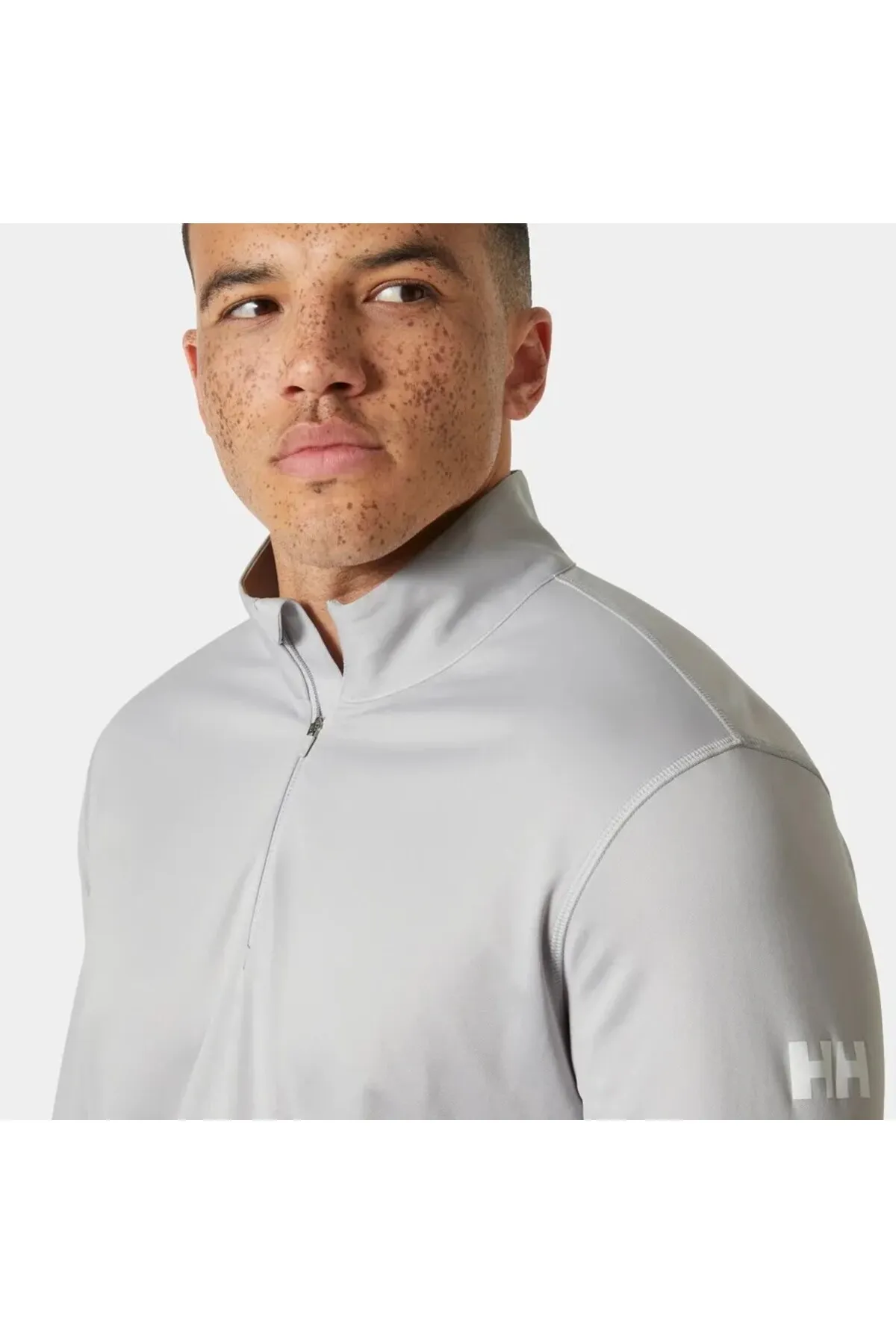 Hh Tech 1/2 Zıp 2.0 Uv Üst Erkek Gri Sweatshirt Hha.49583-hha.853
