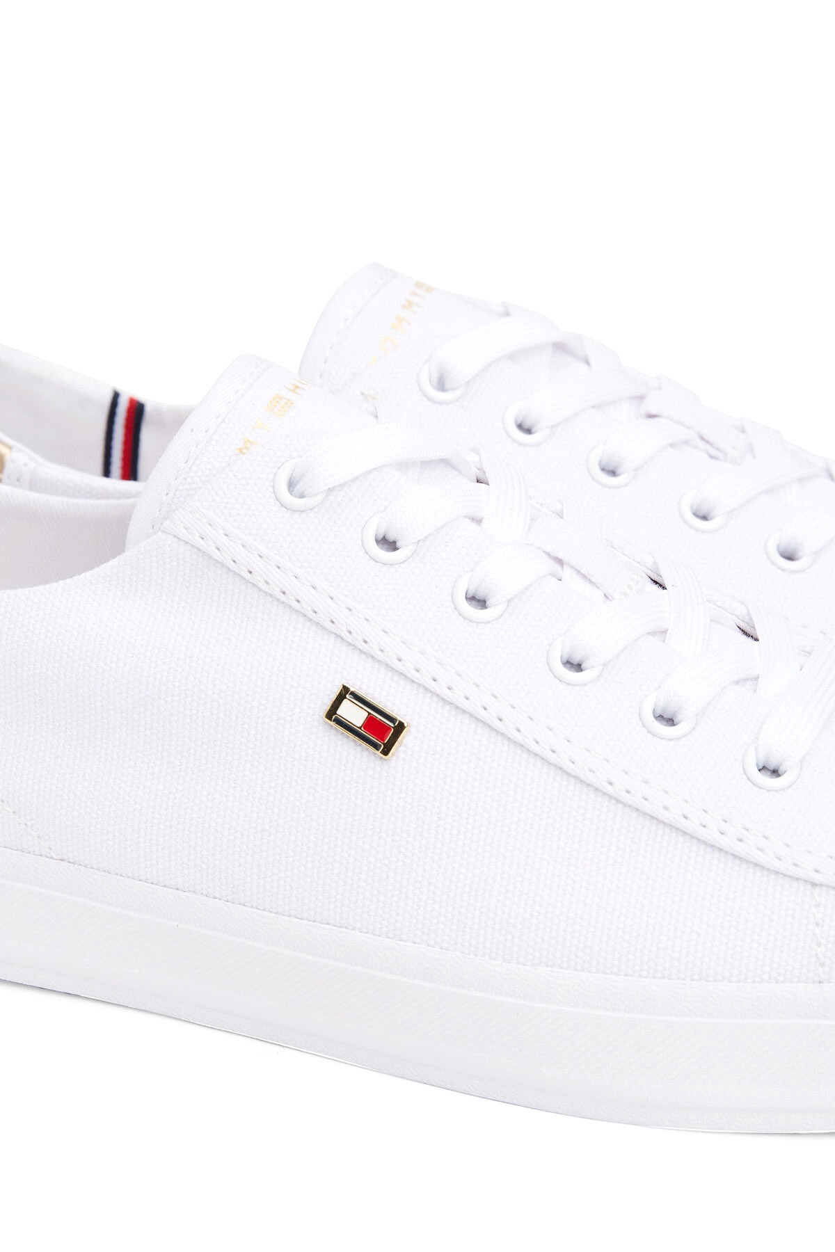 VULC CANVAS LACE UP SNEAK Beyaz Kadın Sneaker - Görsel 4