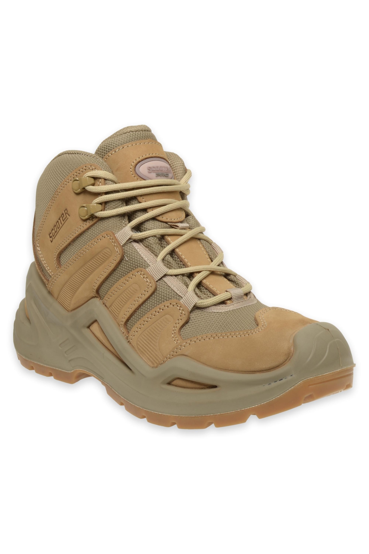 3102M Combat Deri Postal Bej Erkek Bot - Görsel 2