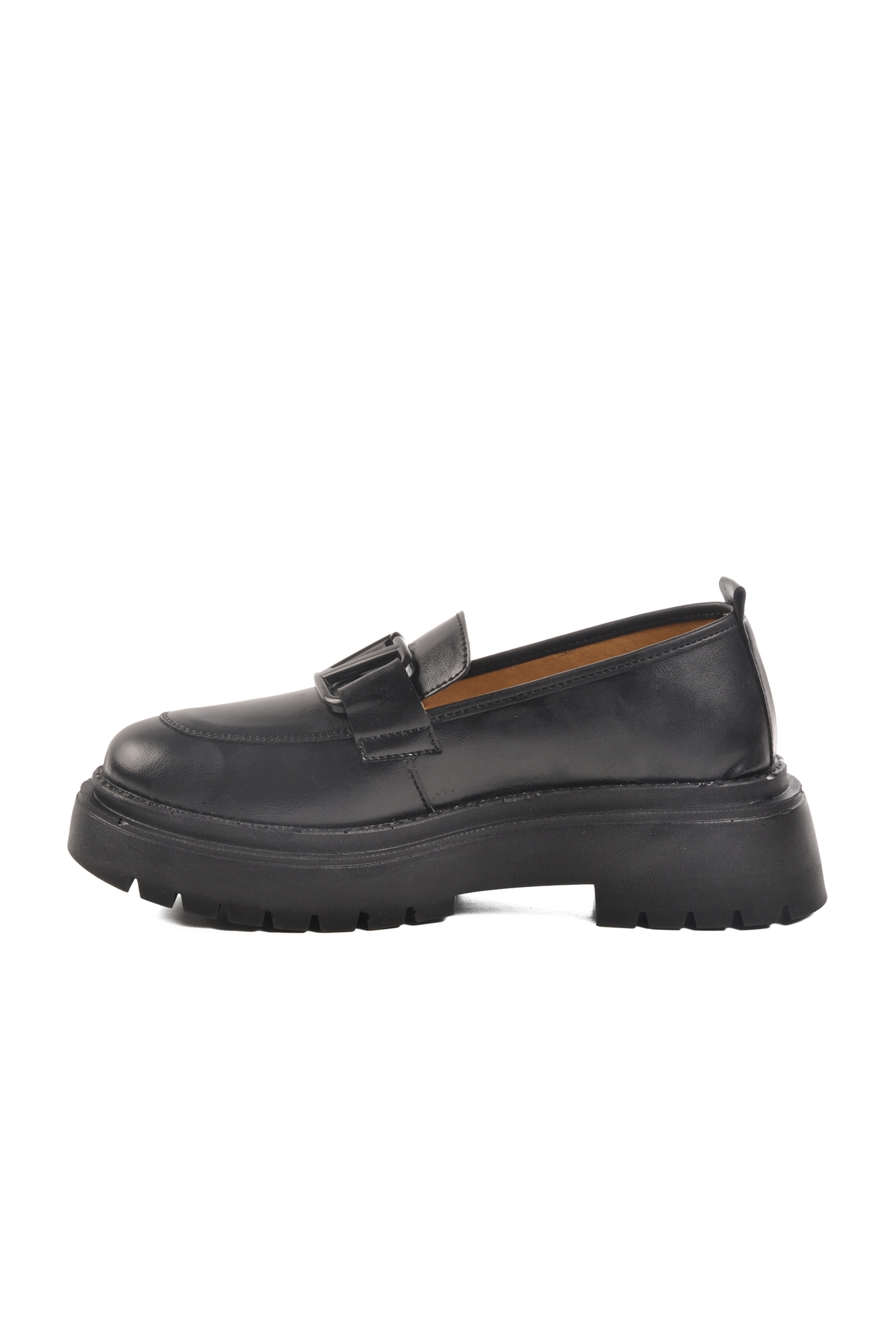 Siyah Yüksek Taban Kadın Casual Ayakkabı F-2047 Z - Görsel 3