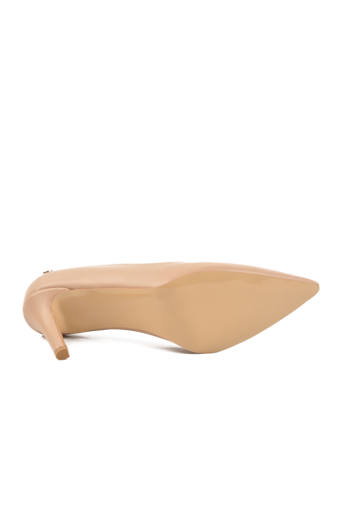 Bej İnce Topuklu Kadın Abiye Ayakkabı PC-54506 Z - Görsel 6
