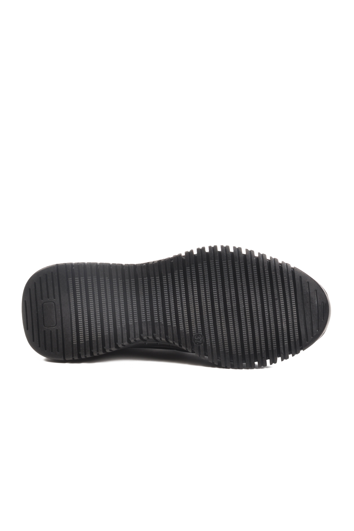 Siyah Hakiki Deri Kadın Casual Ayakkabı - Görsel 6