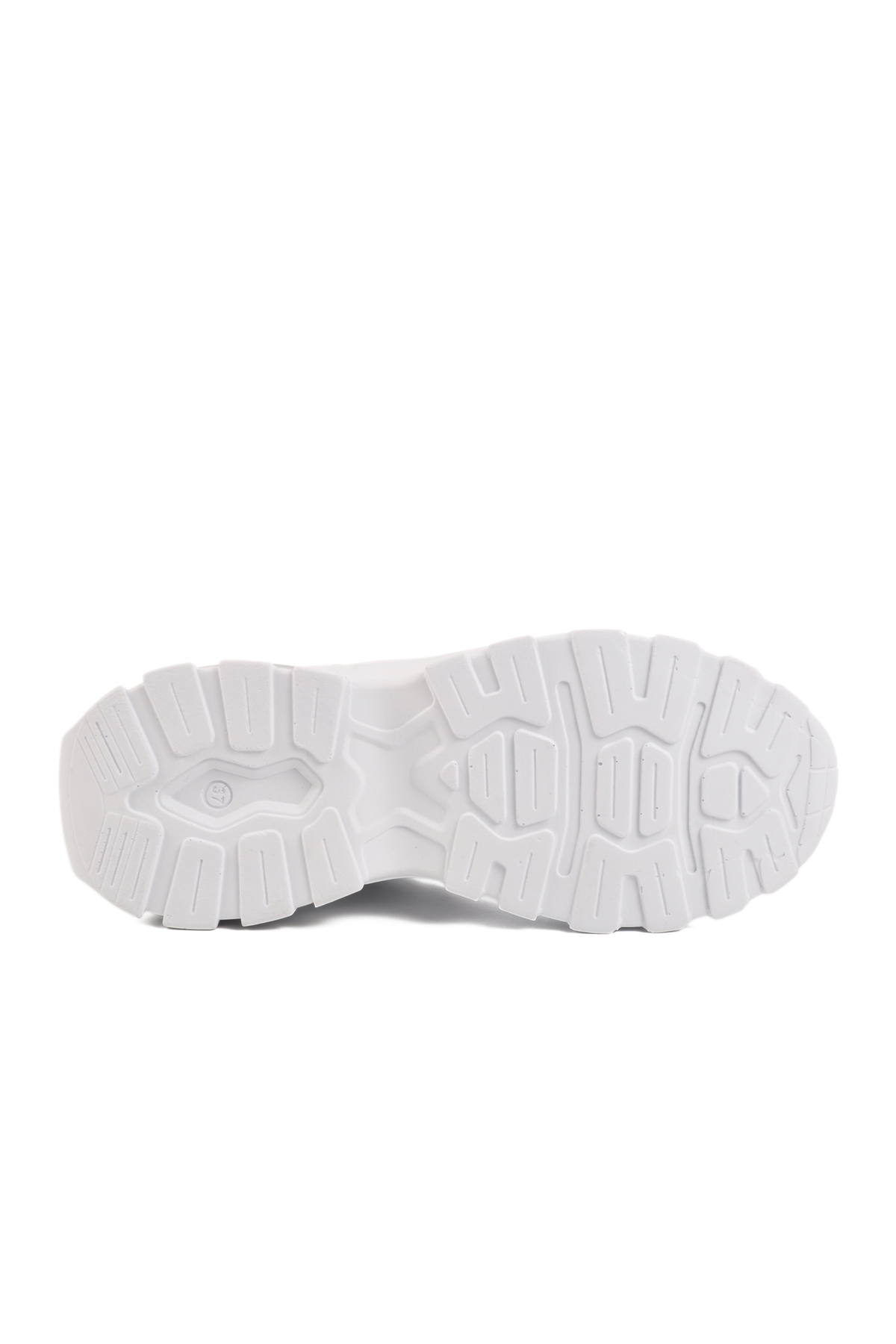 Beyaz Bağcıklı Kadın Spor Ayakkabı - Görsel 6
