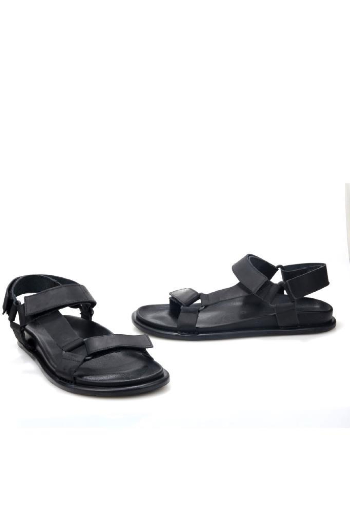 Pisagor Ps-33770 Erkek Ortopedik Deri Sandalet - Görsel 4