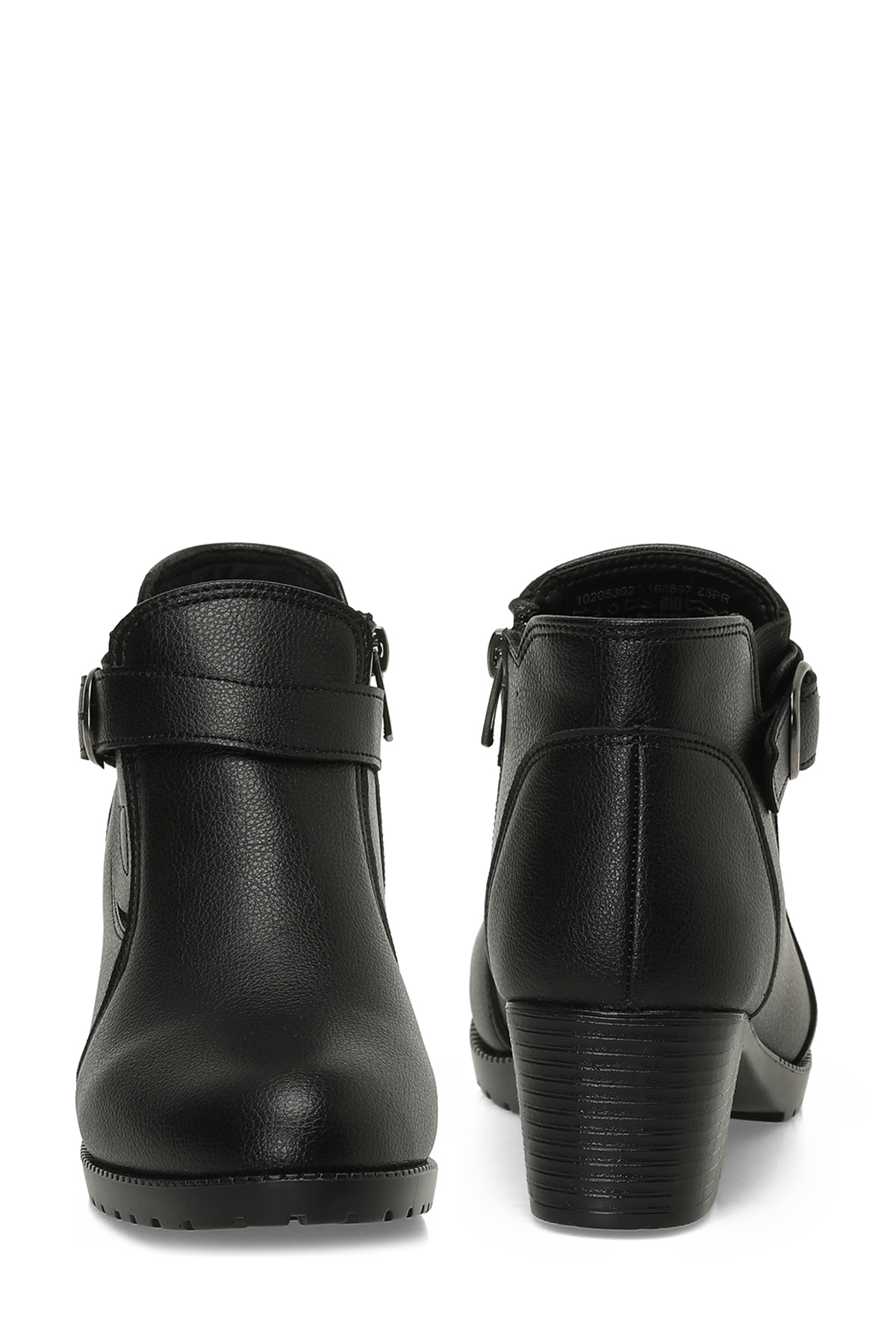 Polaris 166687.Z5PR Siyah Kadın Topuklu Bot - Görsel 6