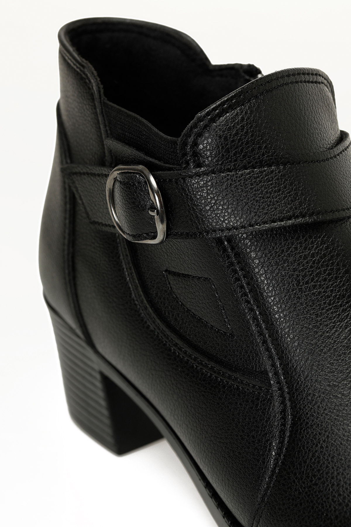 Polaris 166687.Z5PR Siyah Kadın Topuklu Bot - Görsel 8