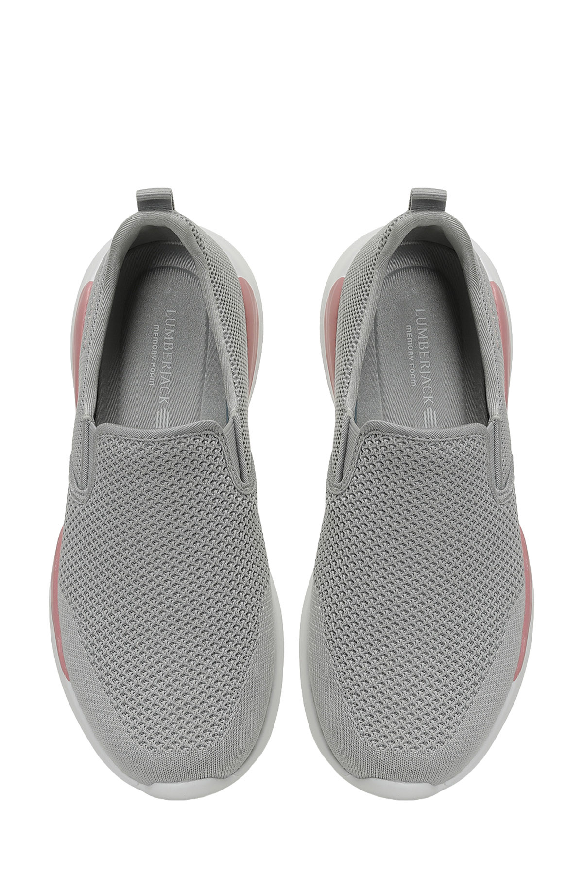 Lumberjack Lumberjack WOILA WMN 6FX Açık Gri Kadın Comfort Ayakkabı Sneaker | Flo Gri - 6. görsel