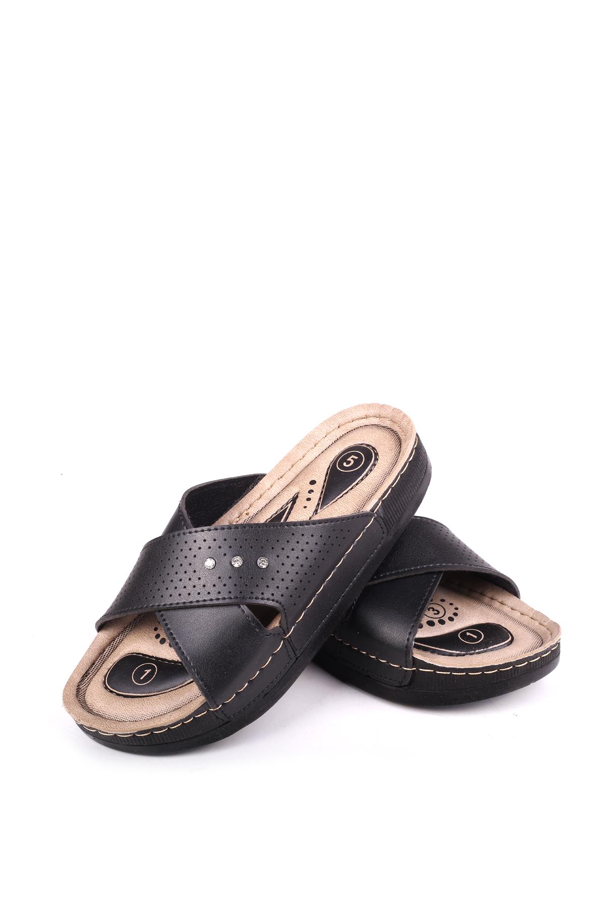 4871 Hera Kadın Ortopedik Rahat Taban Günlük Terlik - Görsel 4