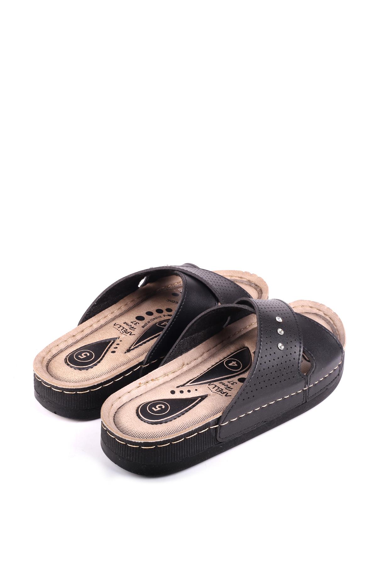 4871 Hera Kadın Ortopedik Rahat Taban Günlük Terlik - Görsel 5