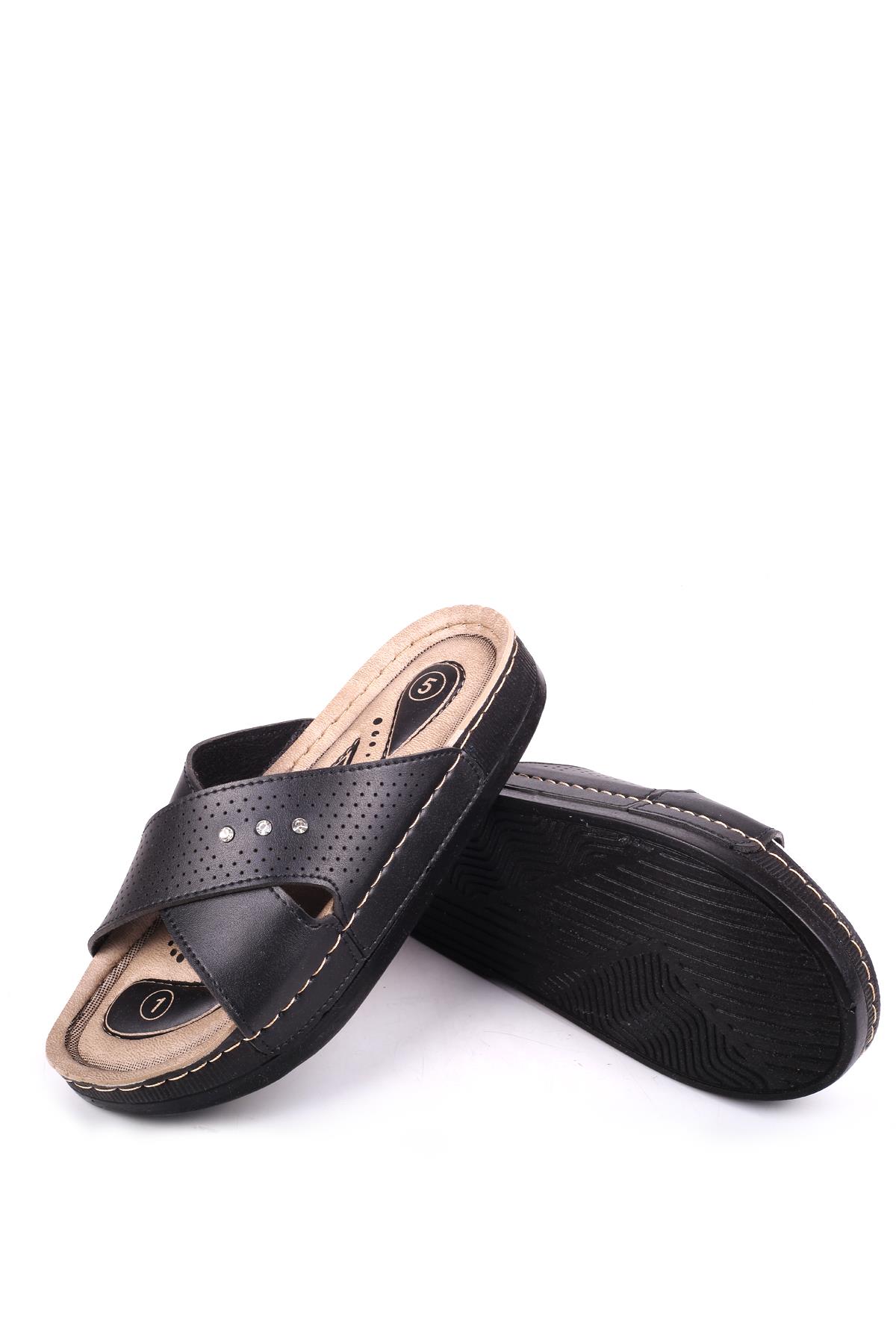 4871 Hera Kadın Ortopedik Rahat Taban Günlük Terlik - Görsel 6