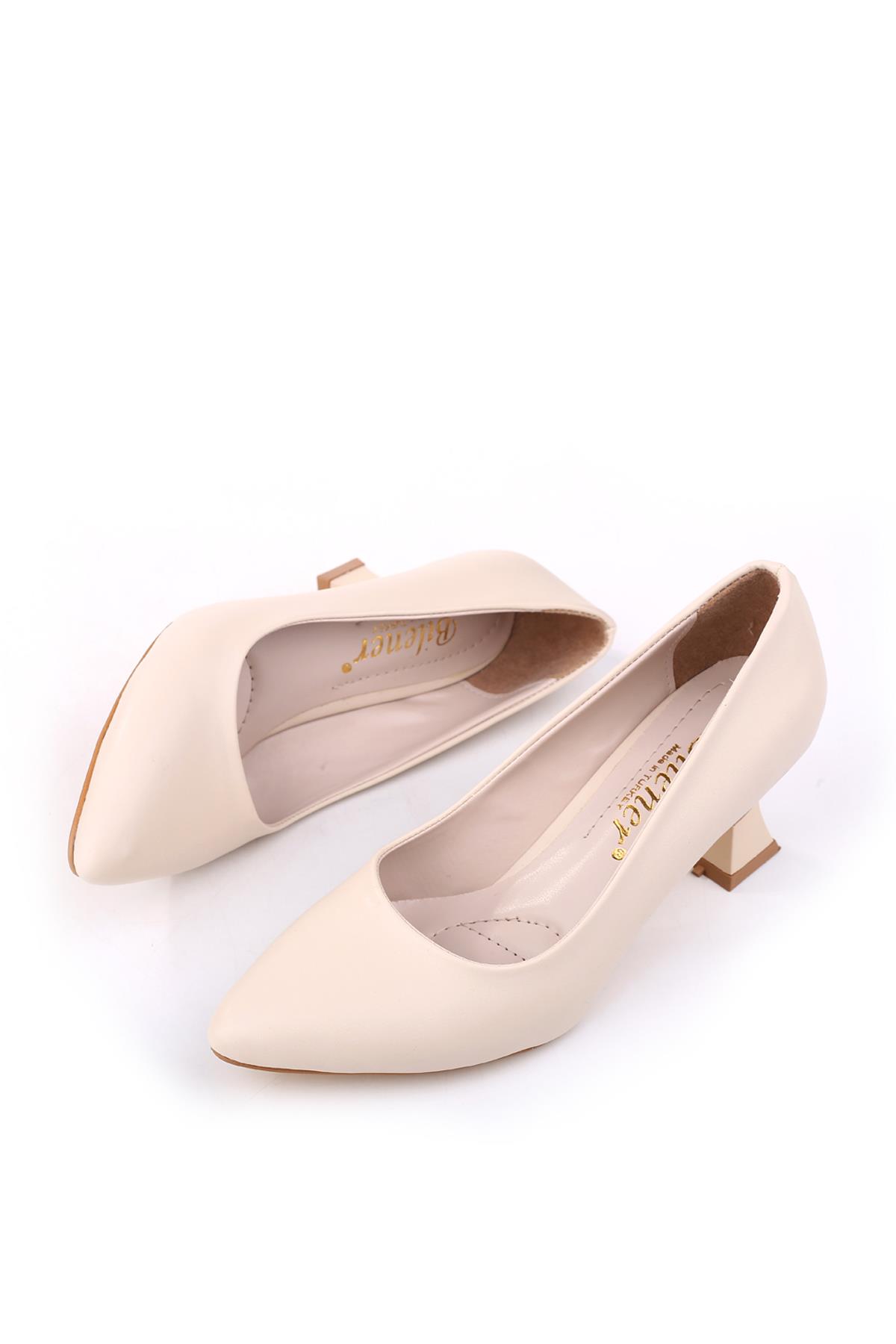 801 Kadın 6 cm Topuklu Klasik Ayakkabı - Görsel 4