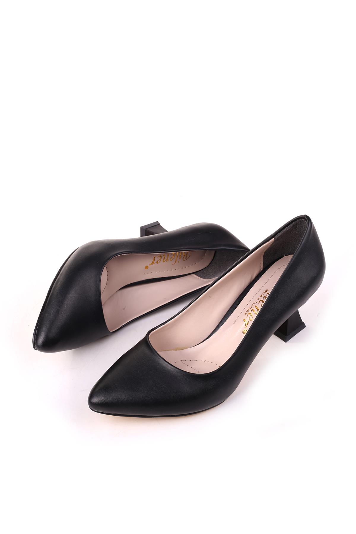 801 Kadın 6 cm Topuklu Klasik Ayakkabı - Görsel 5