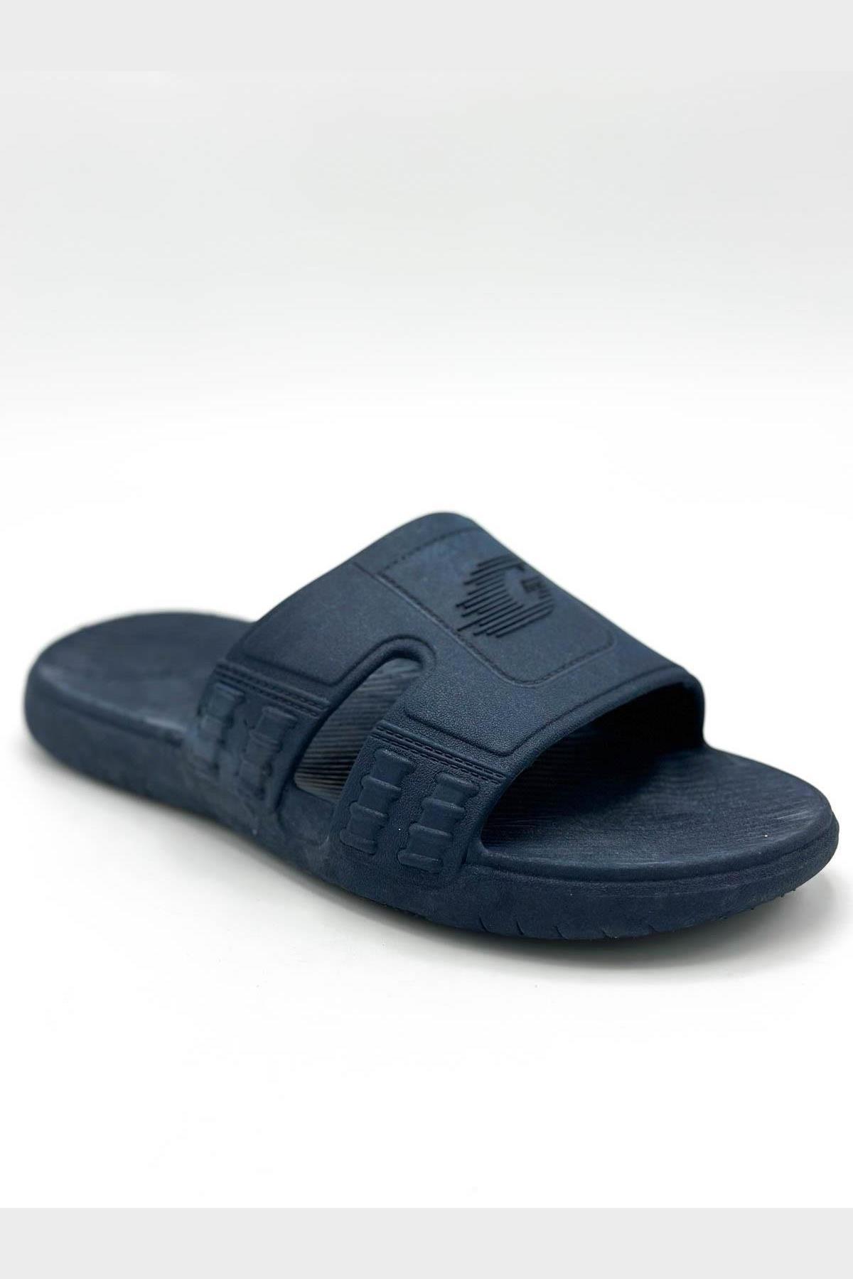 14994 Erkek Kaydırmaz Deniz Plaj Havuz Banyo Günlük Terlik - Görsel 2