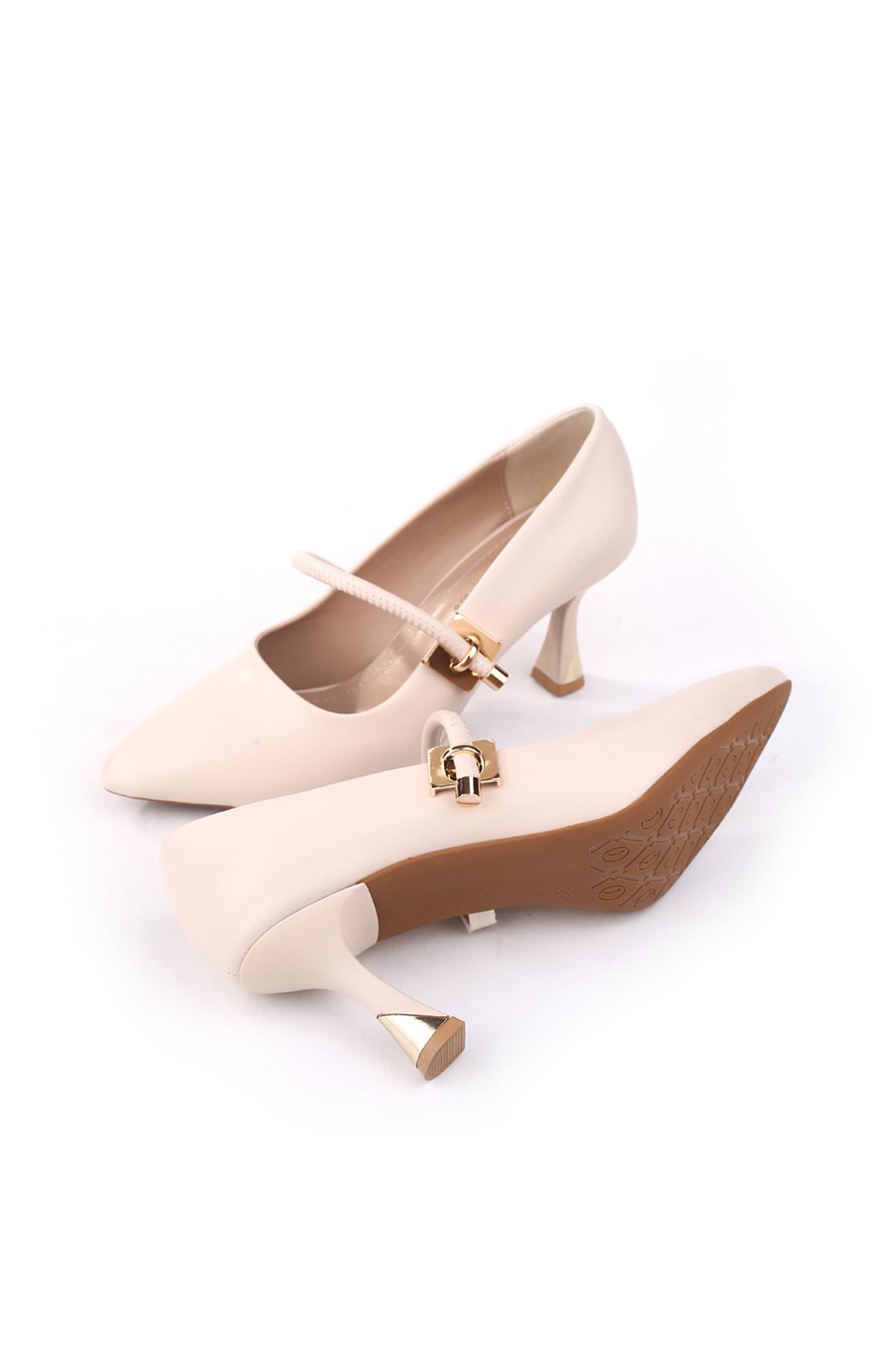 4771 Kadın 7,5 Cm Topuklu Rahat Ayakkabı - Görsel 6