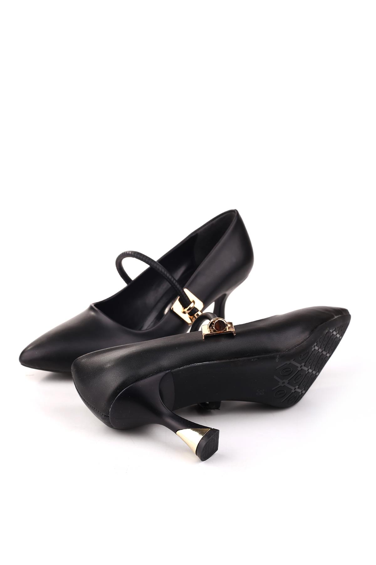 4771 Kadın 7,5 Cm Topuklu Rahat Ayakkabı - Görsel 6