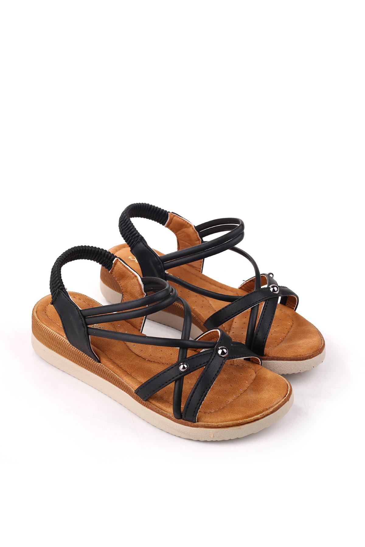 333 Kadın Günlük Anatomik Rahat Taban Sandalet - Görsel 2