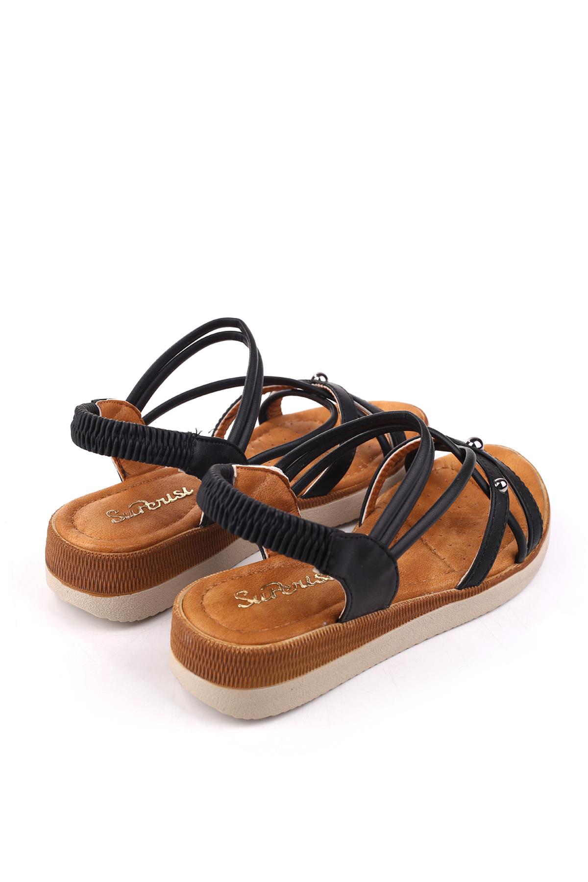 333 Kadın Günlük Anatomik Rahat Taban Sandalet - Görsel 5