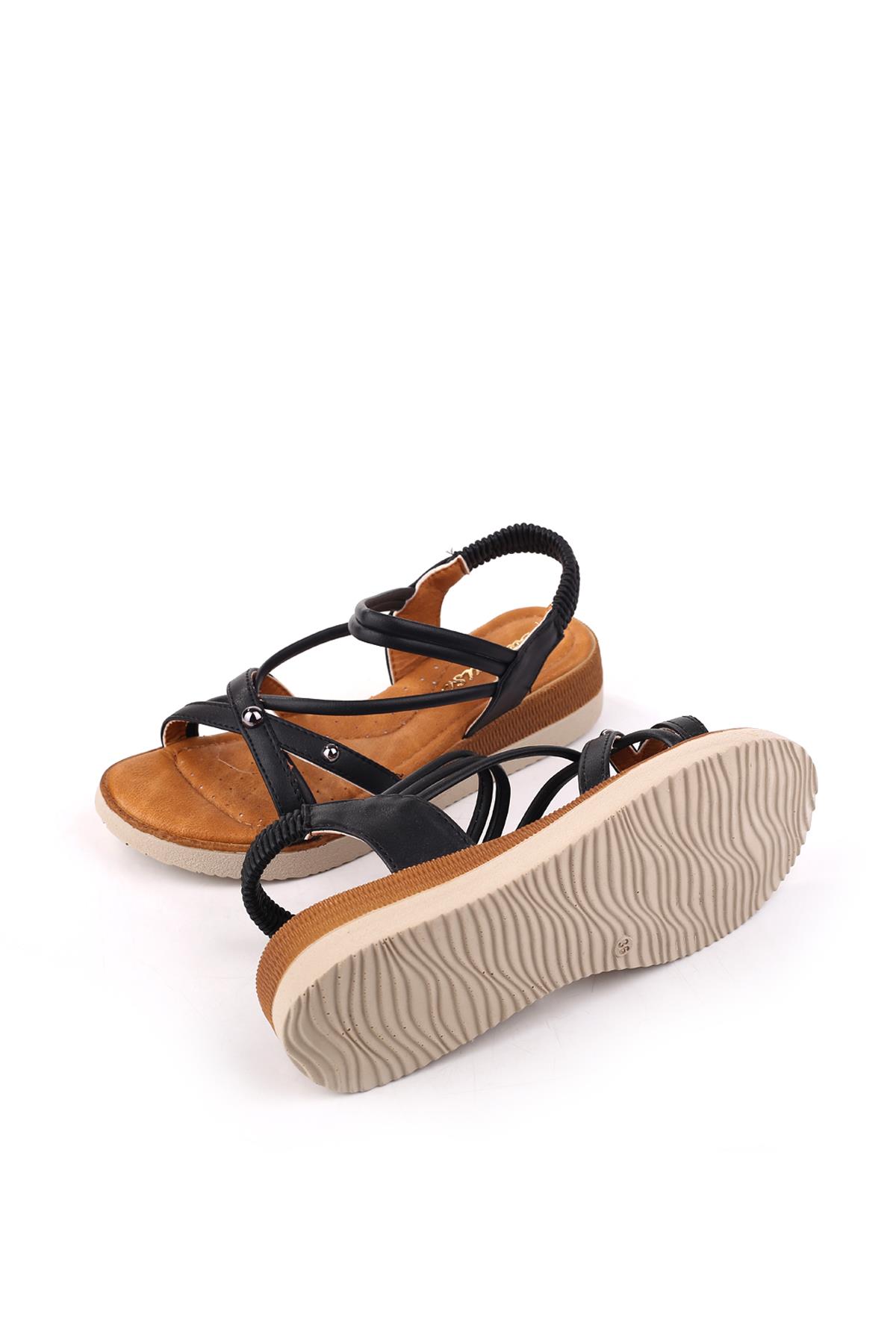 333 Kadın Günlük Anatomik Rahat Taban Sandalet - Görsel 6