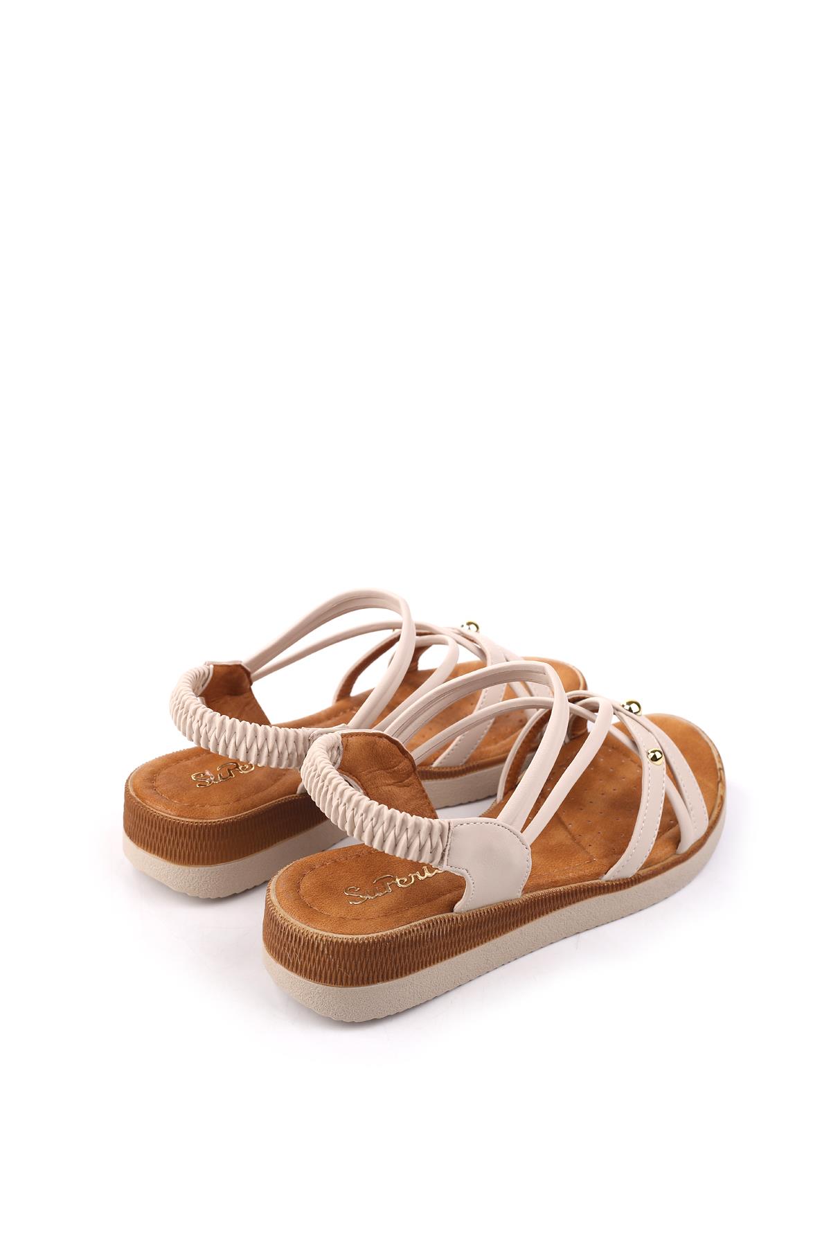 333 Kadın Günlük Anatomik Rahat Taban Sandalet - Görsel 5