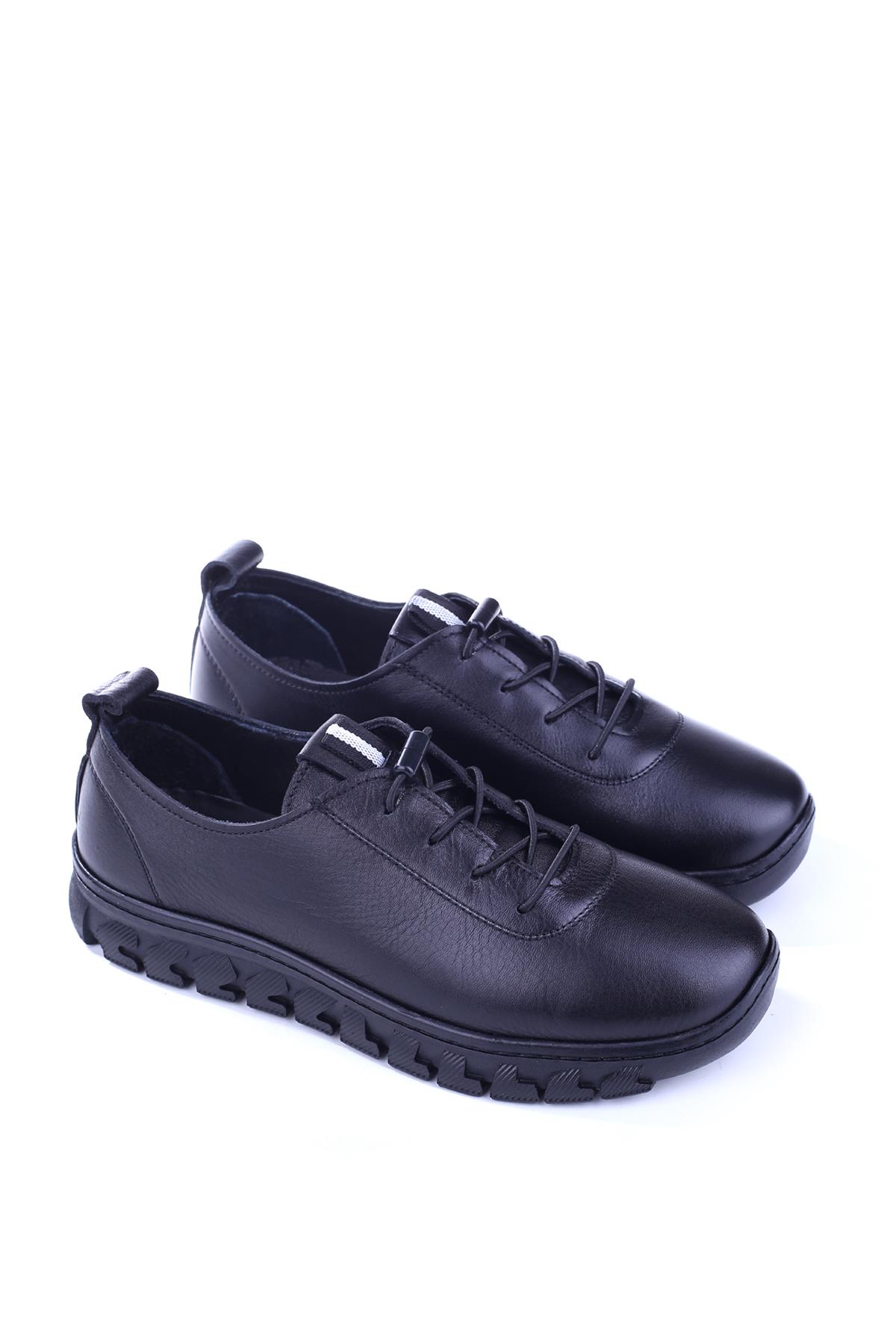 9050 Kadın Günlük Hakiki Deri Ortopedik Ayakkabı - Görsel 2