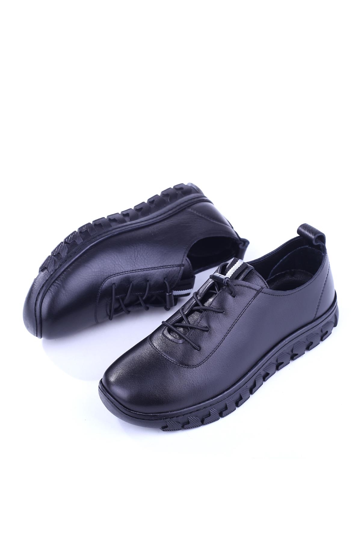 9050 Kadın Günlük Hakiki Deri Ortopedik Ayakkabı - Görsel 4