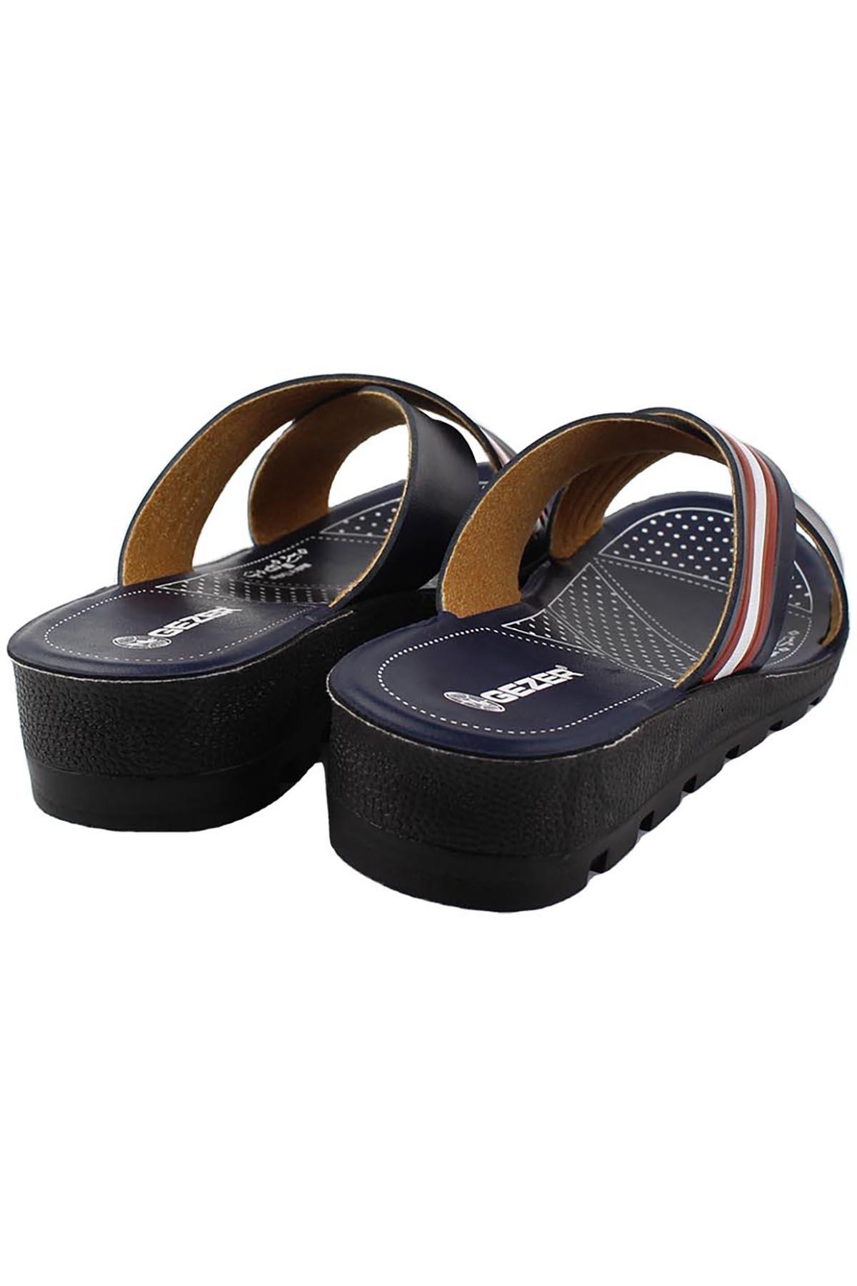 13075 Yazlık 4 Cm Topuklu Hafif Taban Günlük Kadın Terlik - Görsel 4