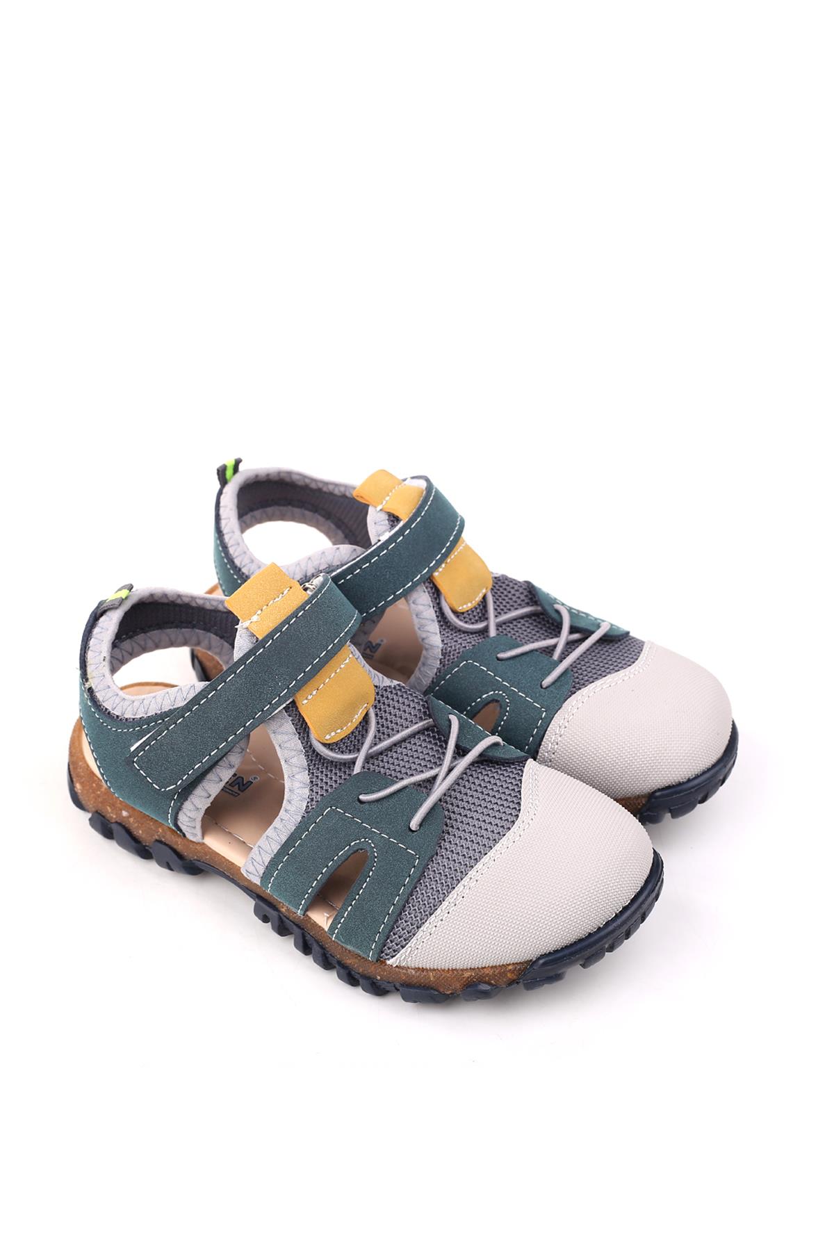 Arzn 4831 Erkek Çocuk Ortopedik Rahat Taban Sandalet - Görsel 2