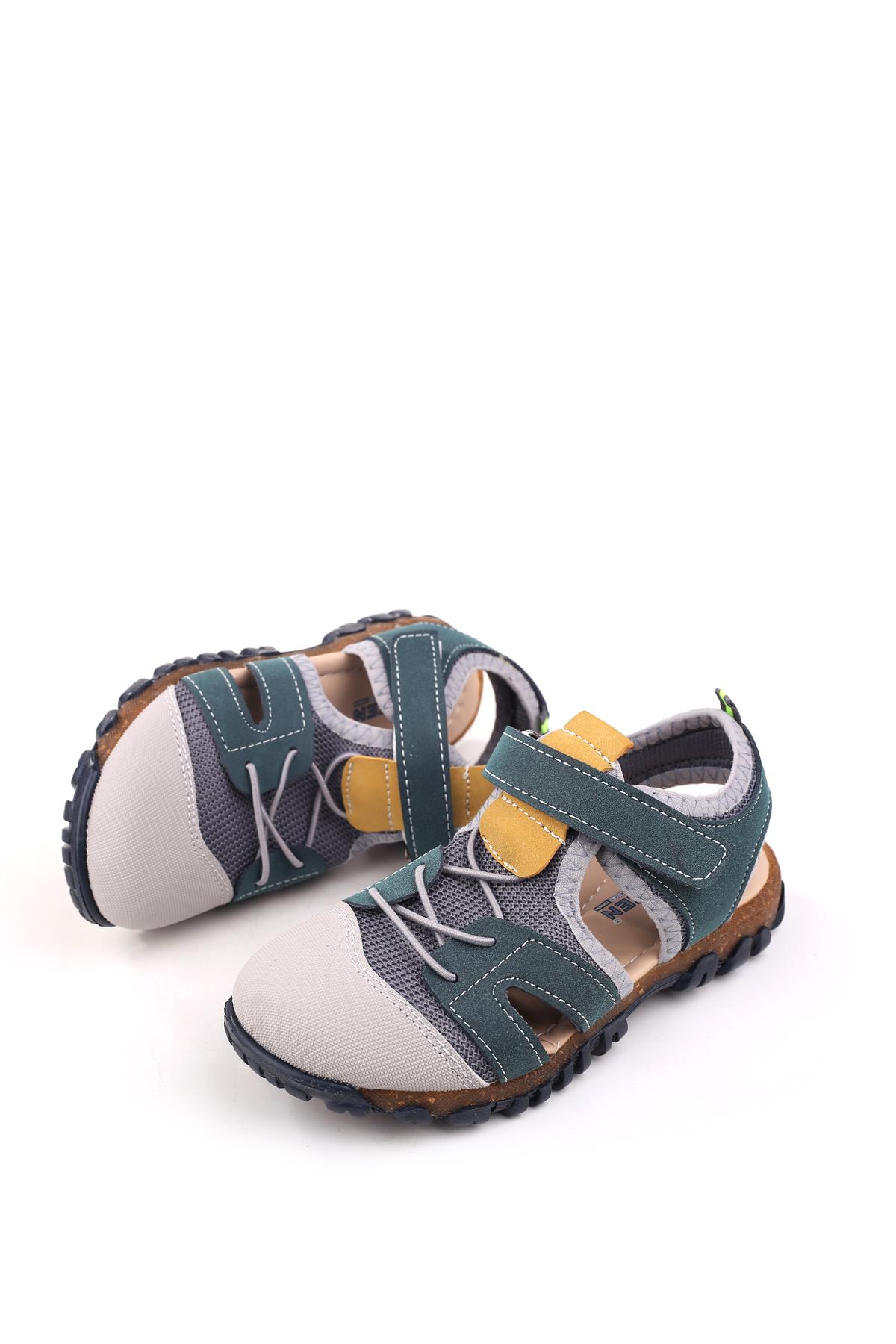 Arzn 4831 Erkek Çocuk Ortopedik Rahat Taban Sandalet - Görsel 4