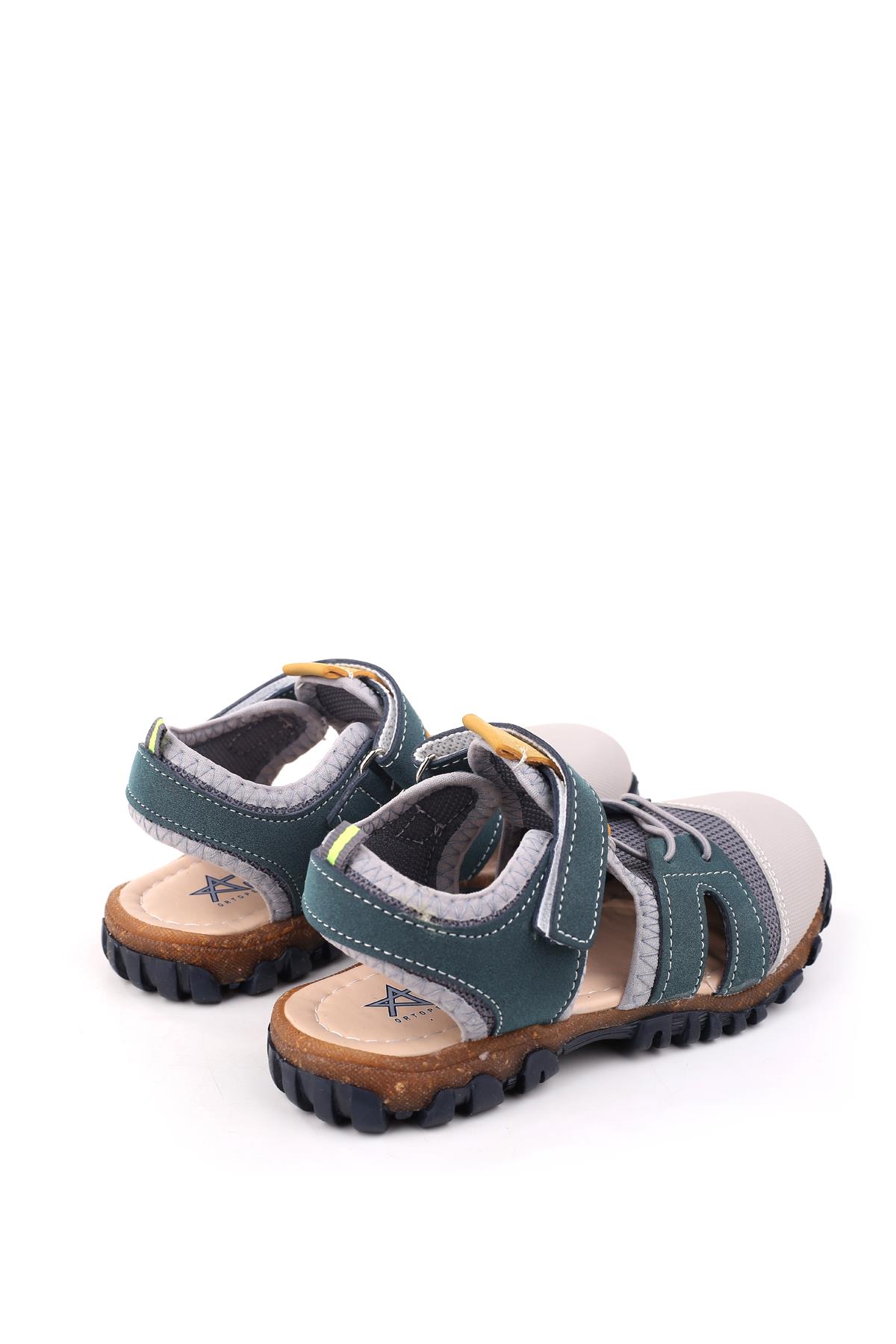 Arzn 4831 Erkek Çocuk Ortopedik Rahat Taban Sandalet - Görsel 5