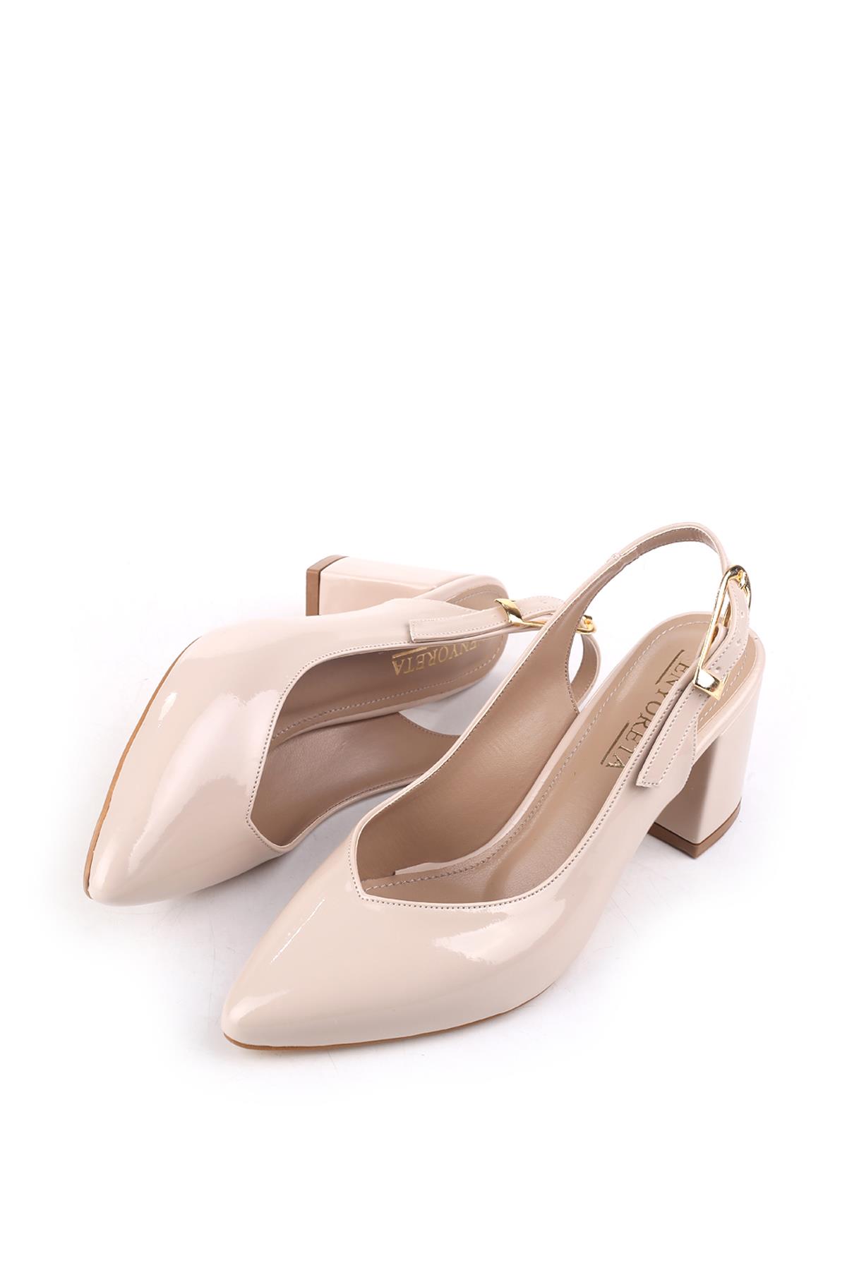 066 Kadın 7 cm Topuklu Ayakkabı - Görsel 4