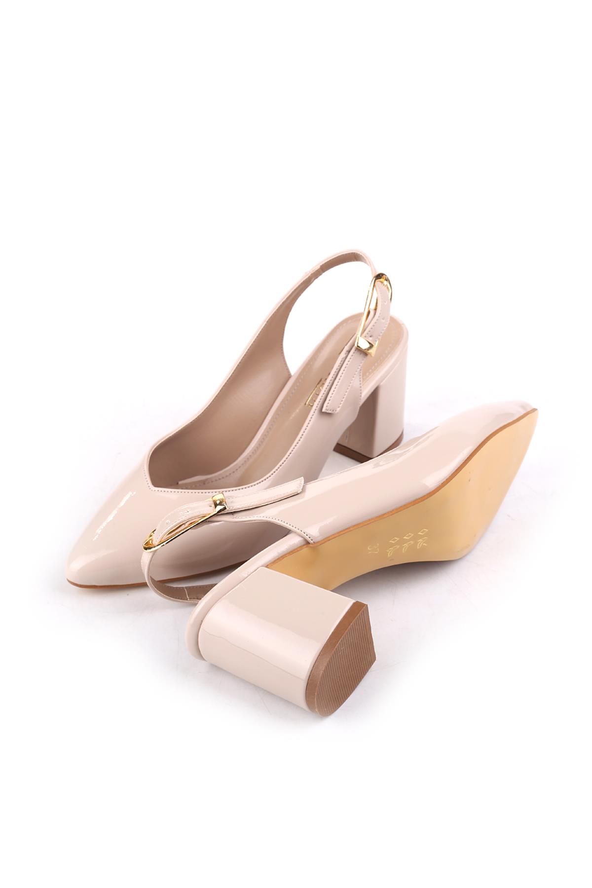 066 Kadın 7 cm Topuklu Ayakkabı - Görsel 6